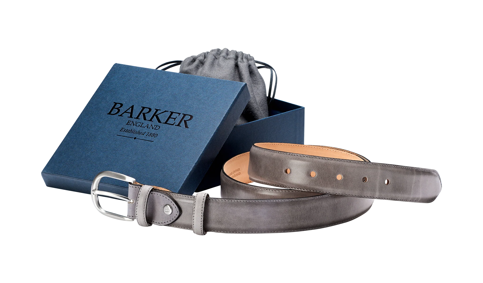 Plain Belt - Grey Hand Painted