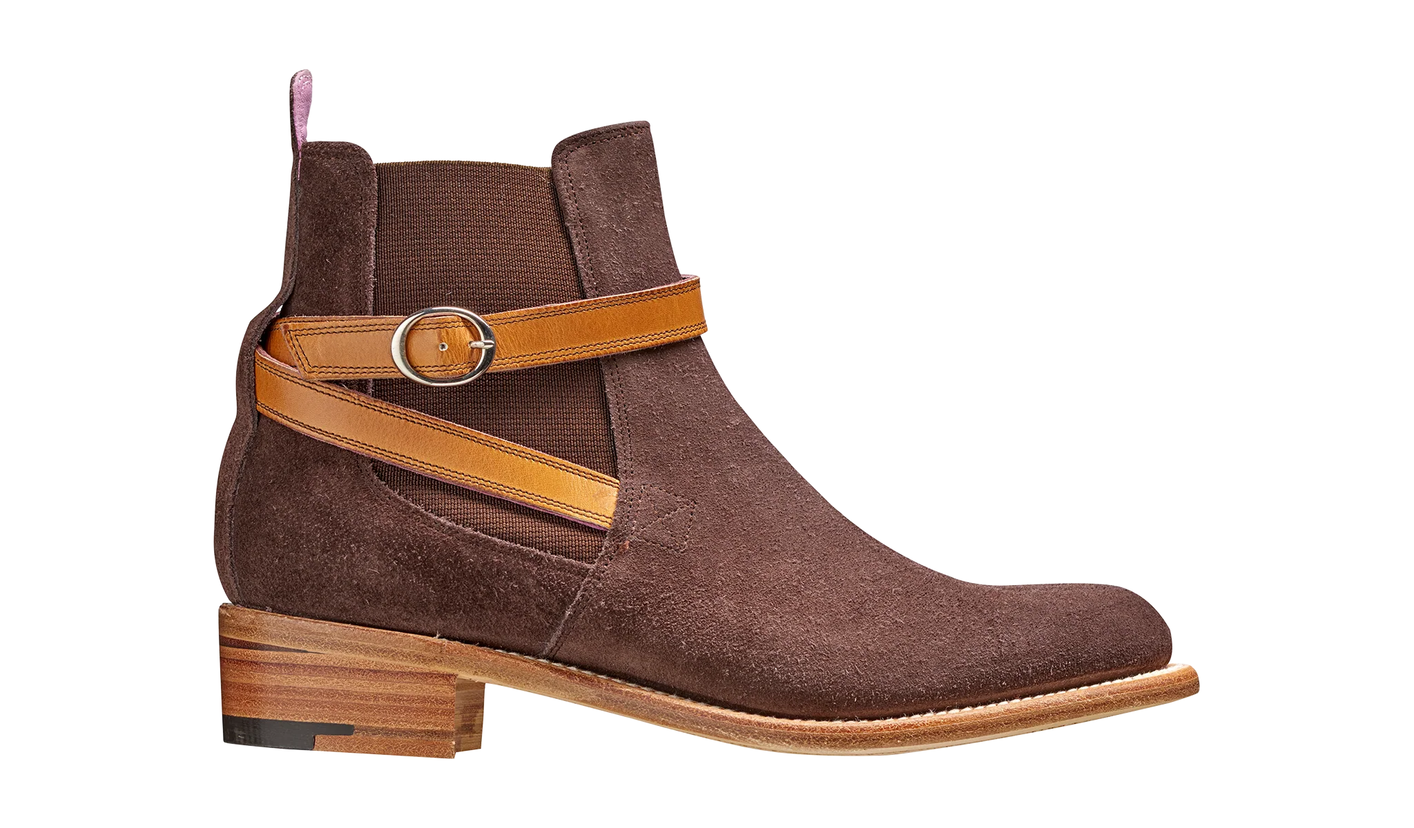 Alexandra - Choc Suede / Cedar Straps - Image 2