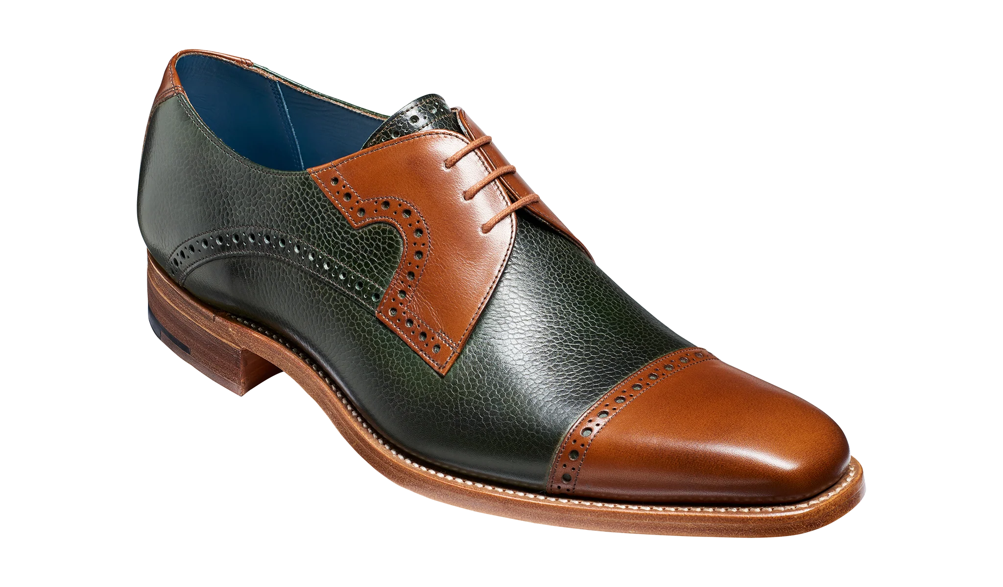 Ashton - Green Grain / Walnut Calf