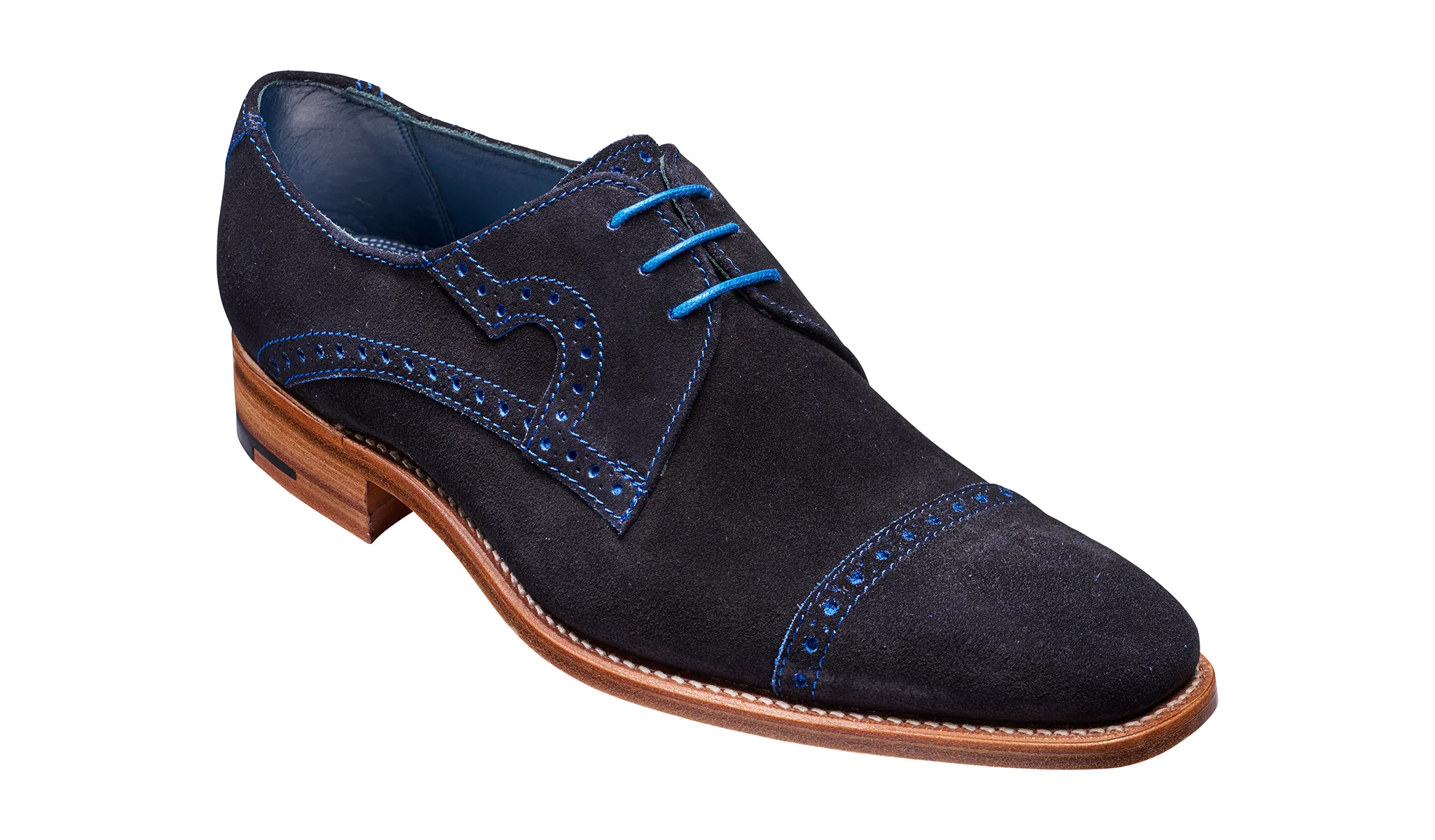 Ashton - Navy Cut Through Suede