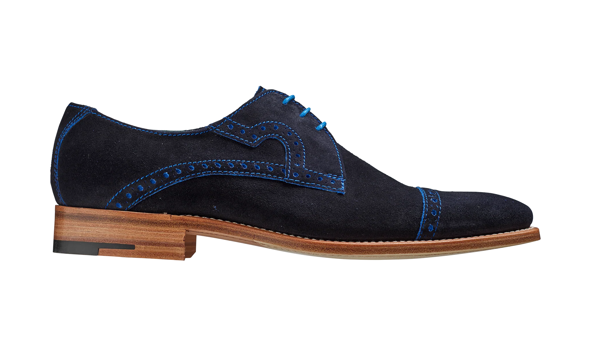 Ashton - Navy Cut Through Suede - Image 2