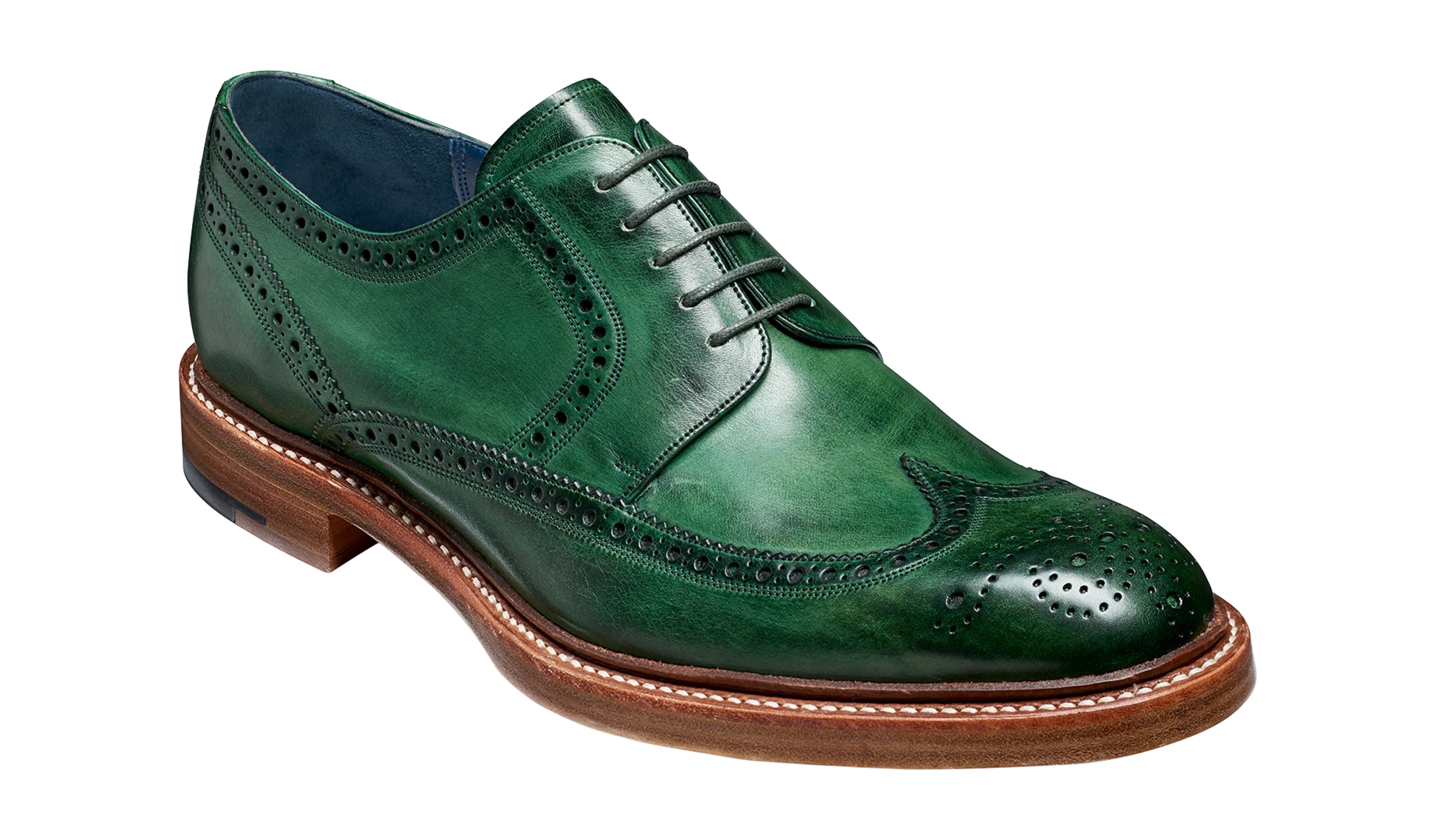 Bailey 2 - Green Hand Painted