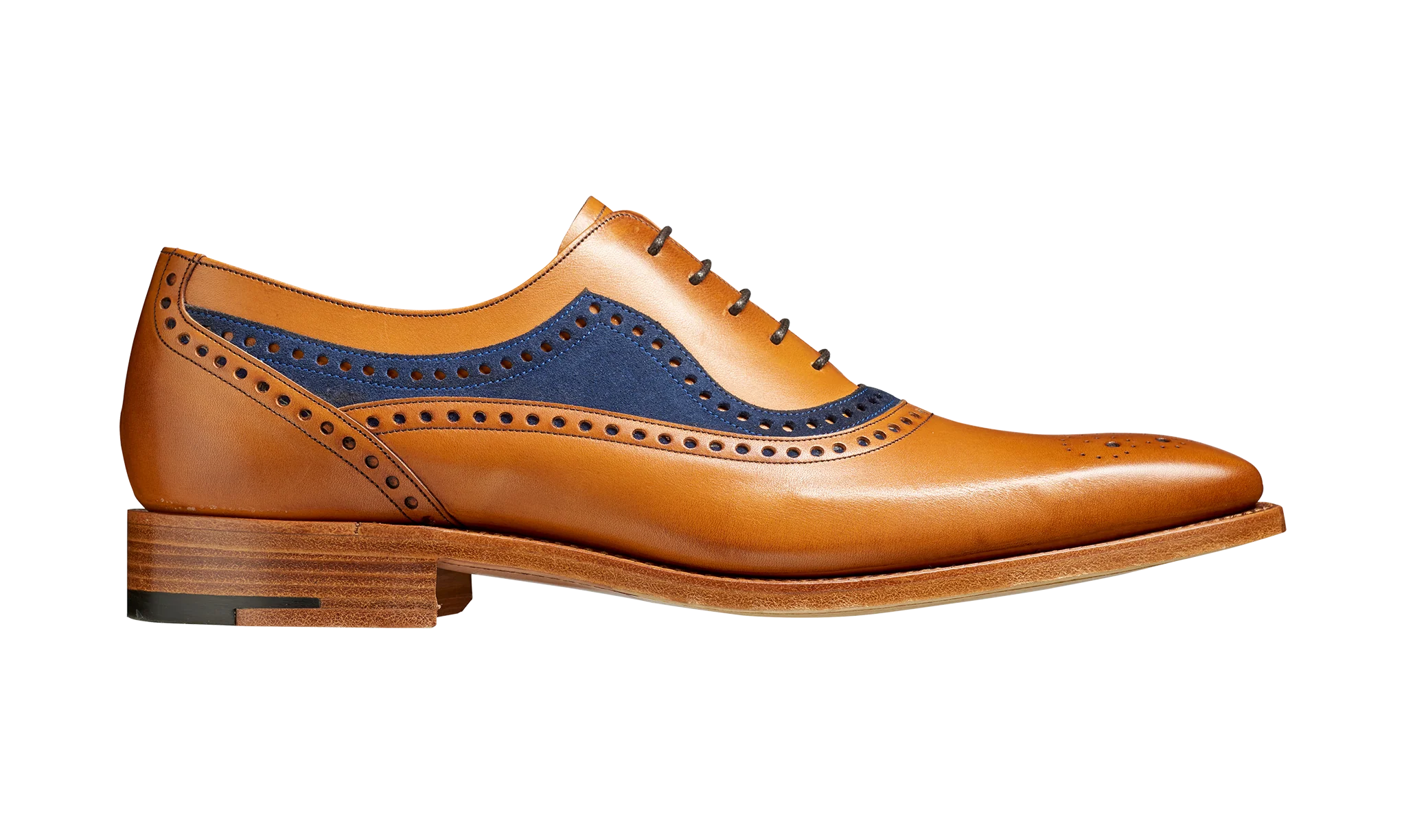 Brandon - Cedar Calf / Navy Suede - Image 2