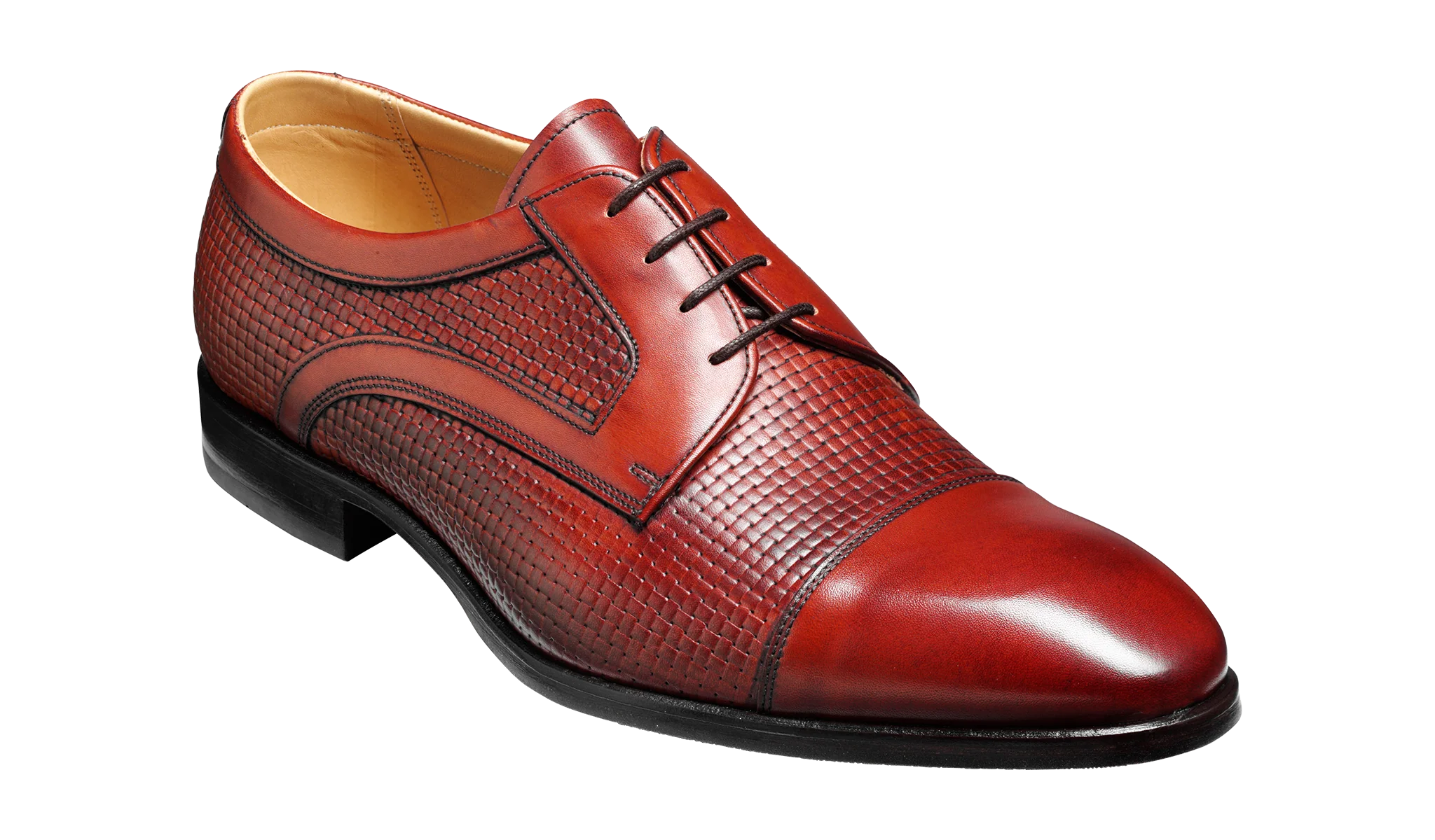 Deene - Rosewood Calf Weave