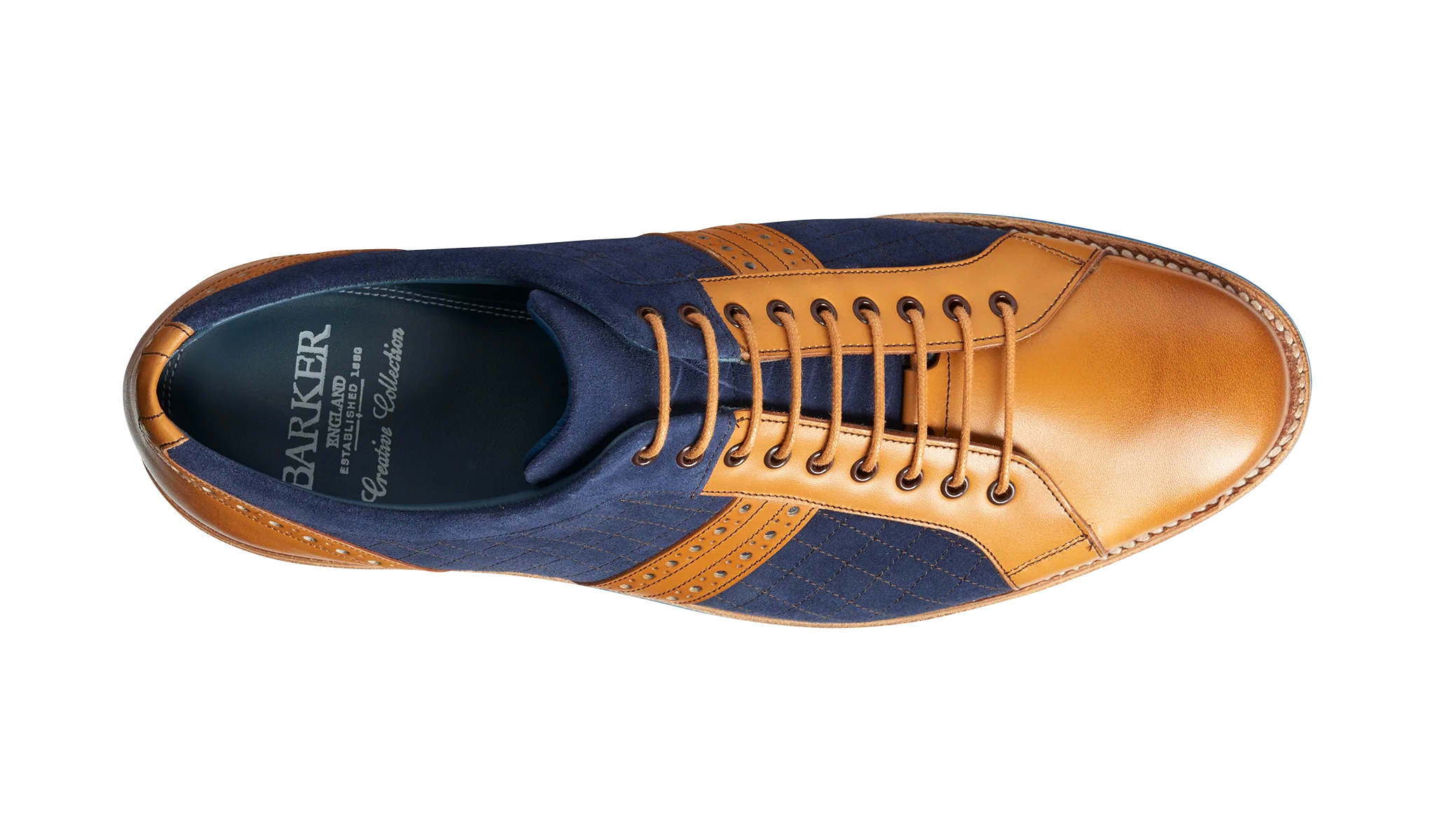 Detroit - Cedar Calf / Navy Suede - Image 3