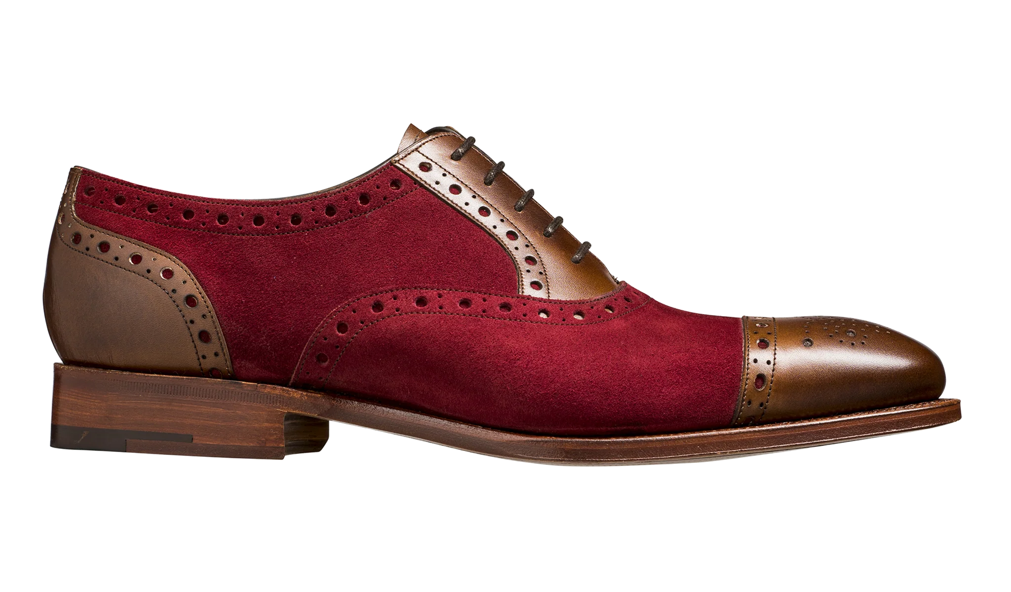 Dover - Burgundy Suede / Walnut Calf - Image 2
