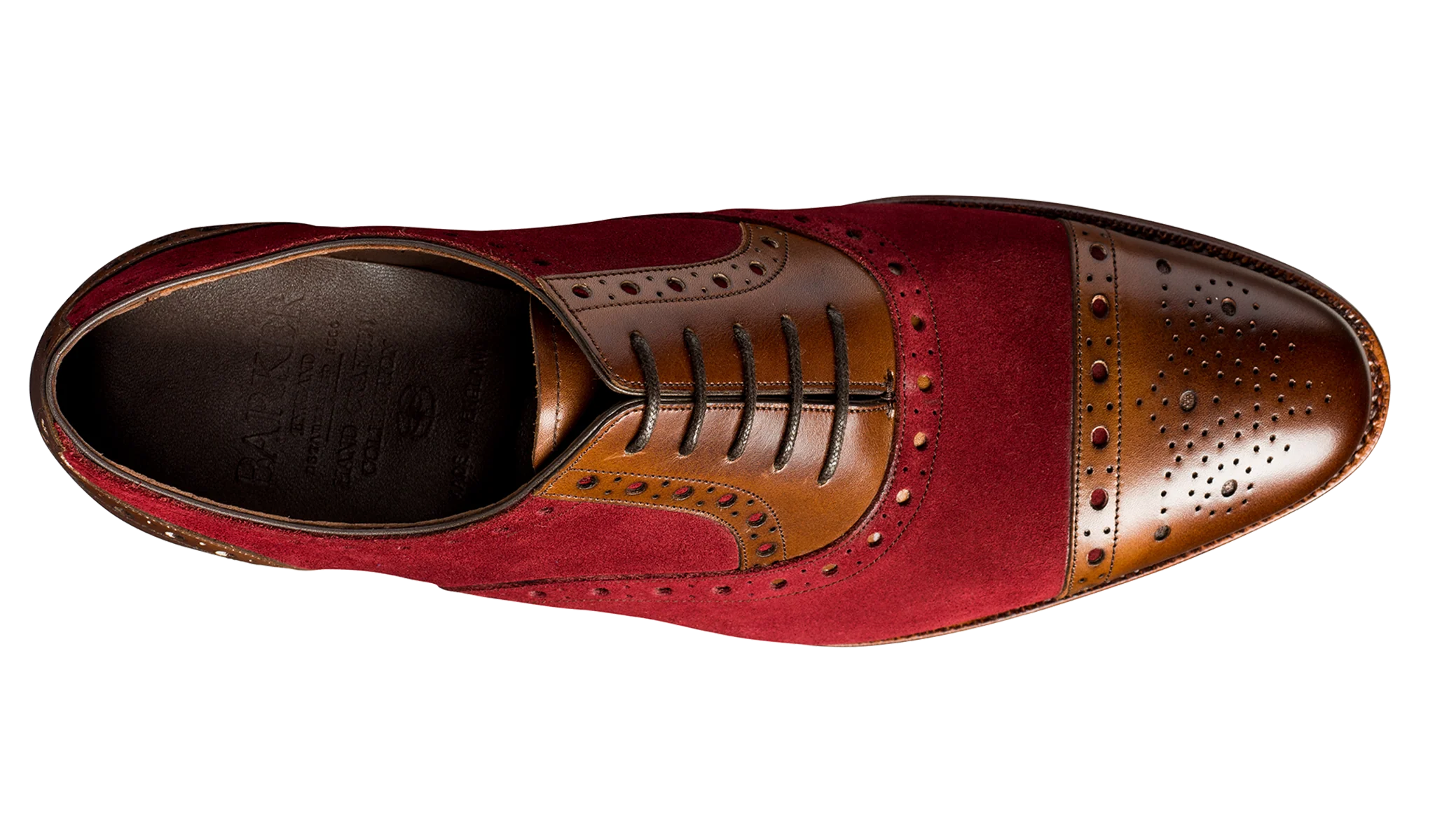 Dover - Burgundy Suede / Walnut Calf - Image 3