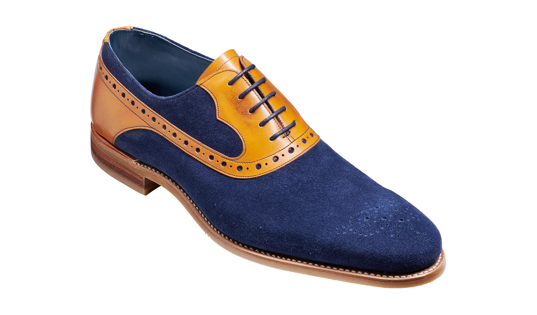 Elliot - Navy Suede / Cedar Calf