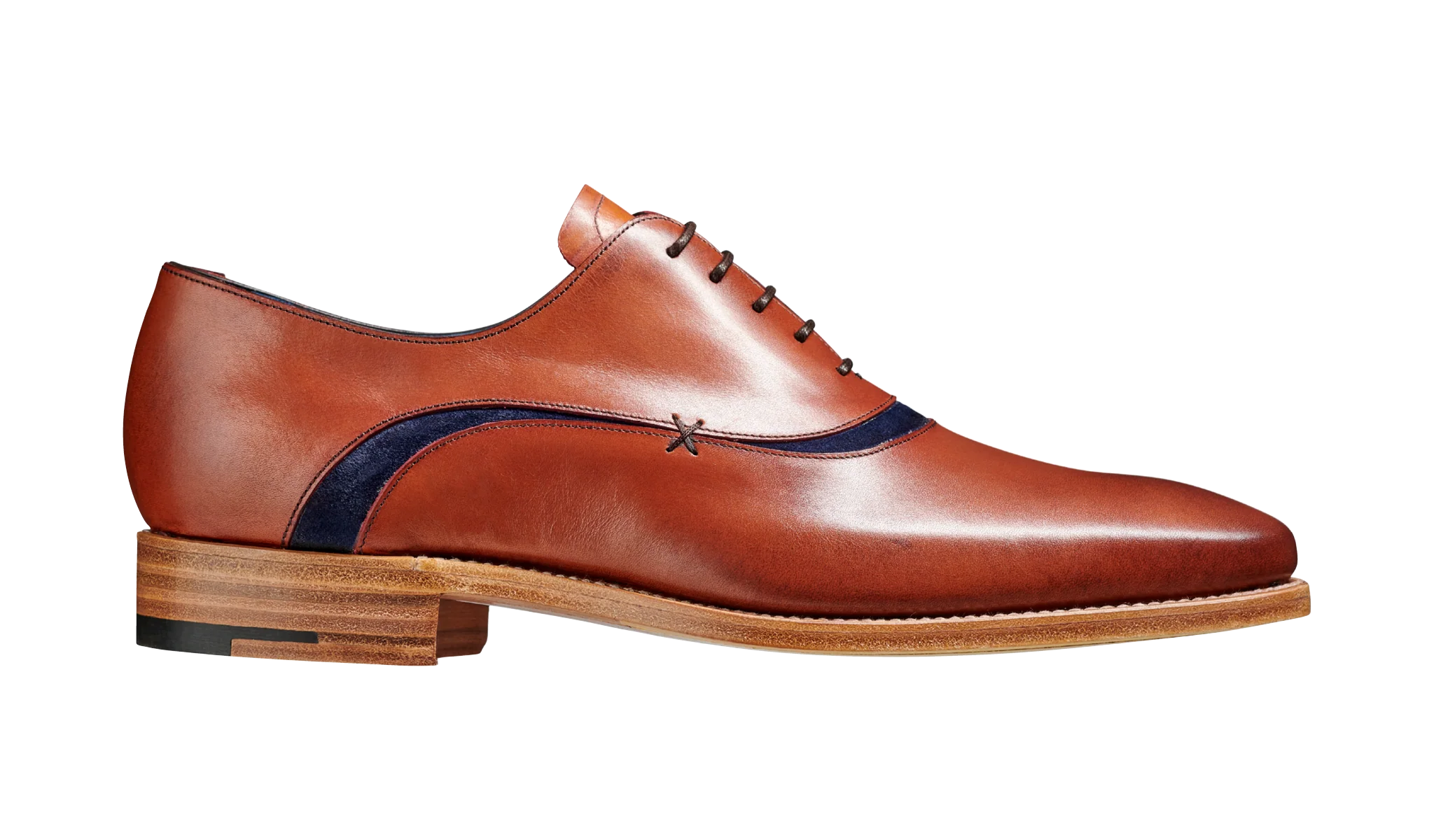 Emerson - Antique Rosewood Navy Suede - Image 2