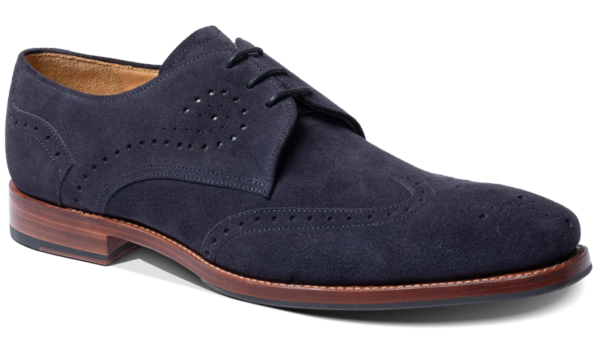 George - Dark Blue Suede