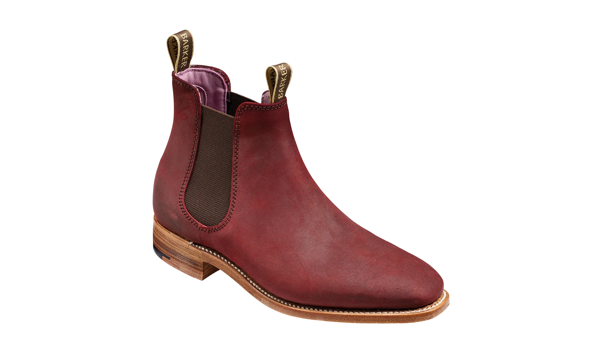 Gina - Plum Waxy Suede