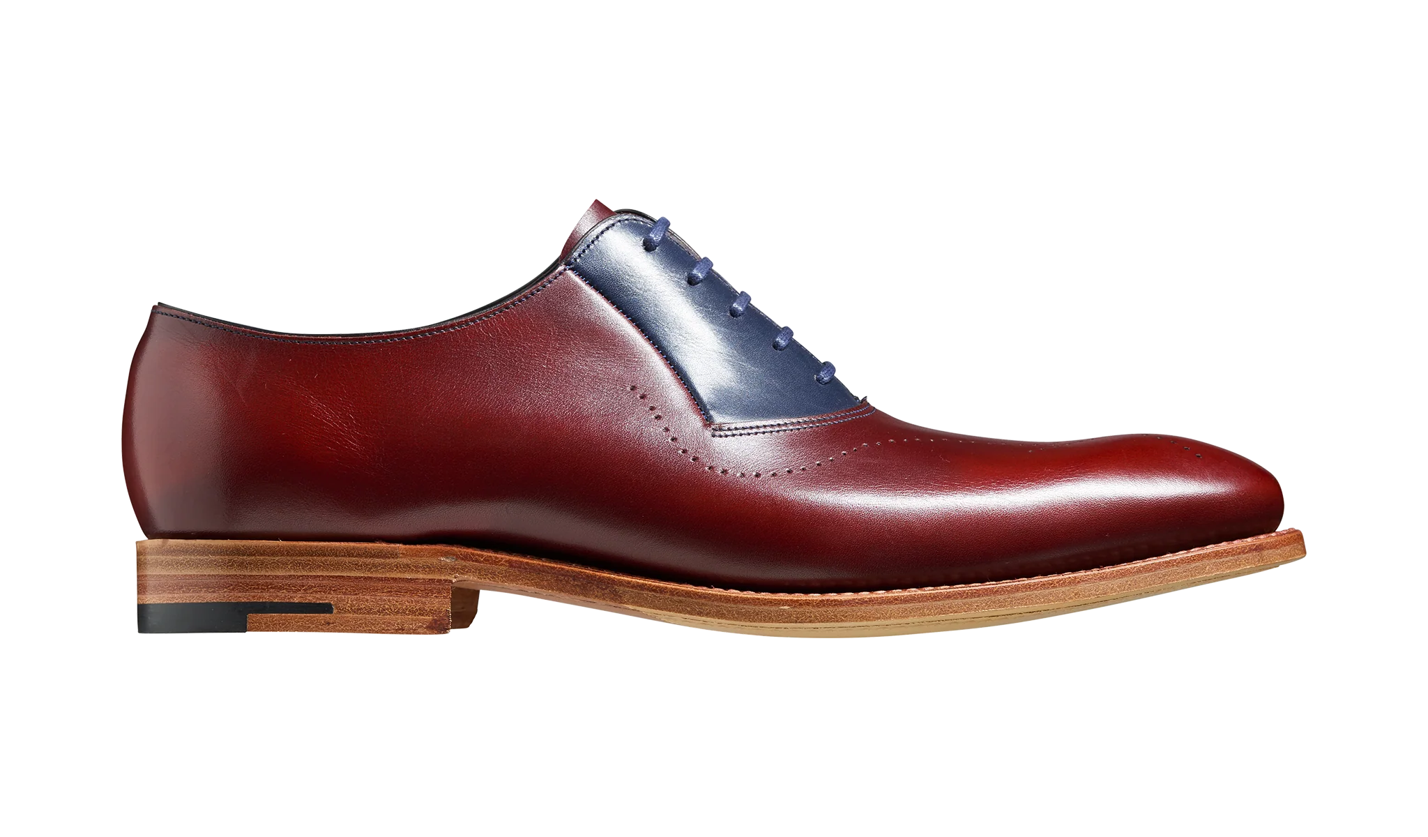 Harry - Cherry / Navy Calf - Image 2