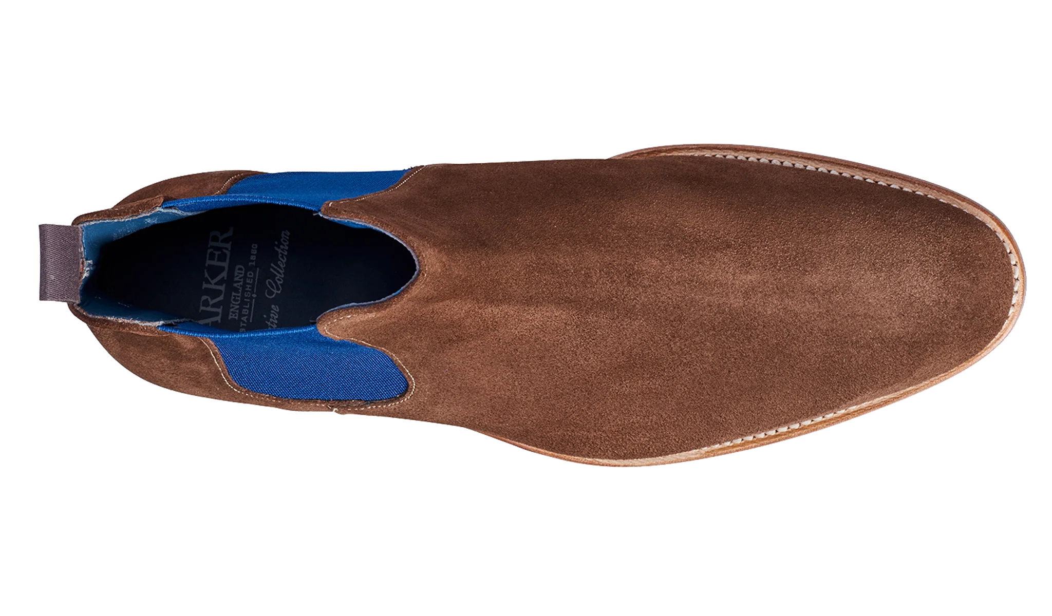 Hopper - Castagnia Suede / Navy Elastic - Image 3