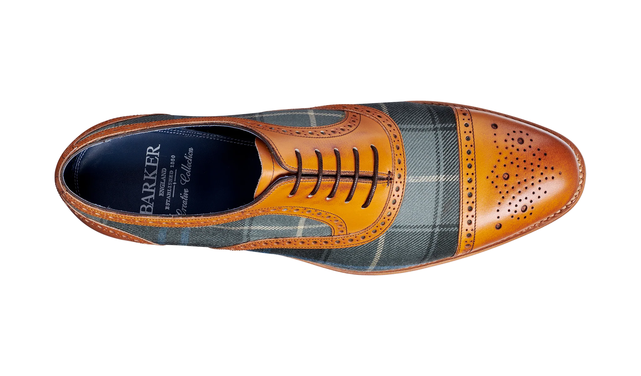 Hursley - Cedar Calf / Check Fabric - Image 3