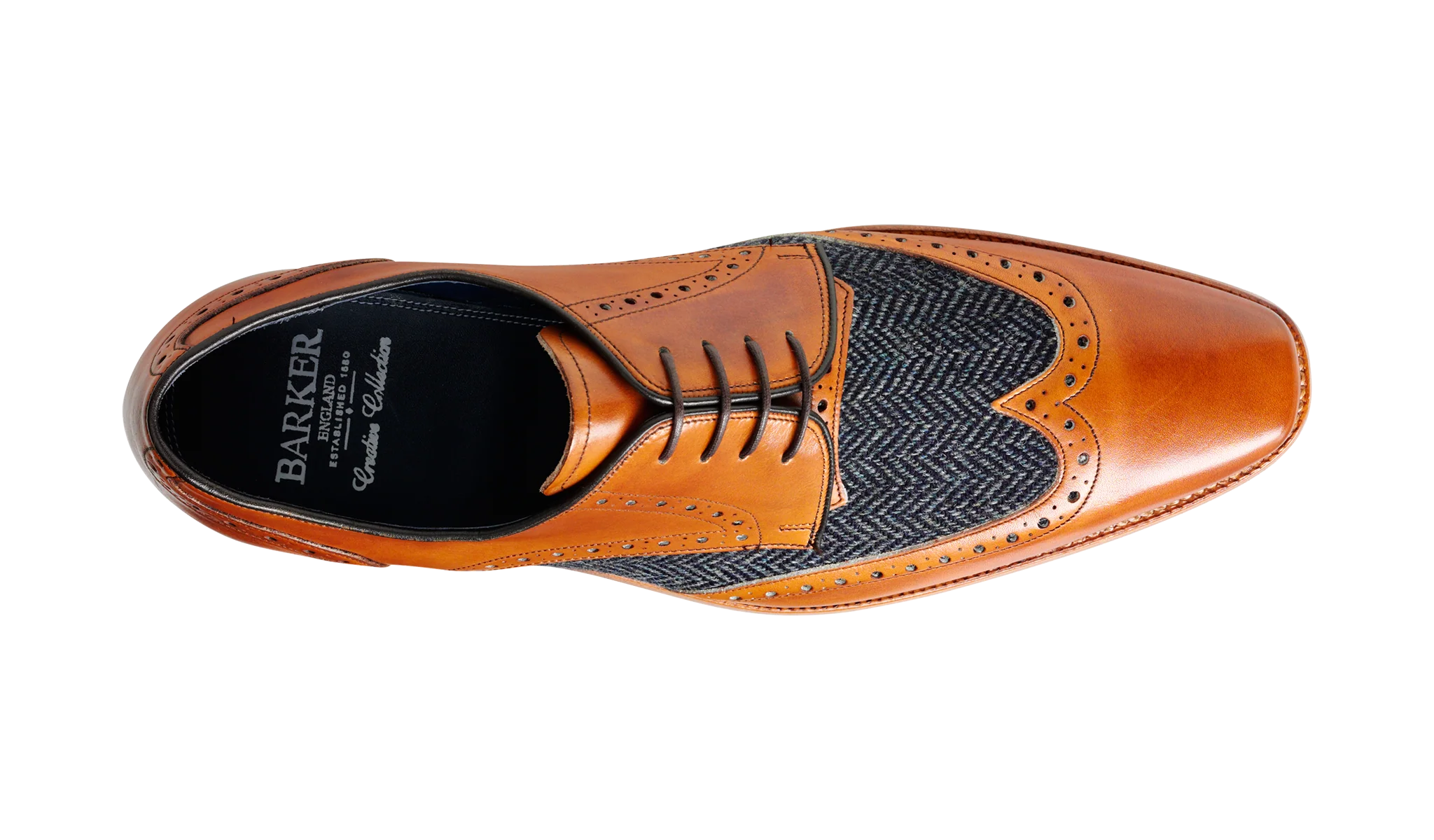 Jackson - Cedar Calf / Blue Tweed - Image 3