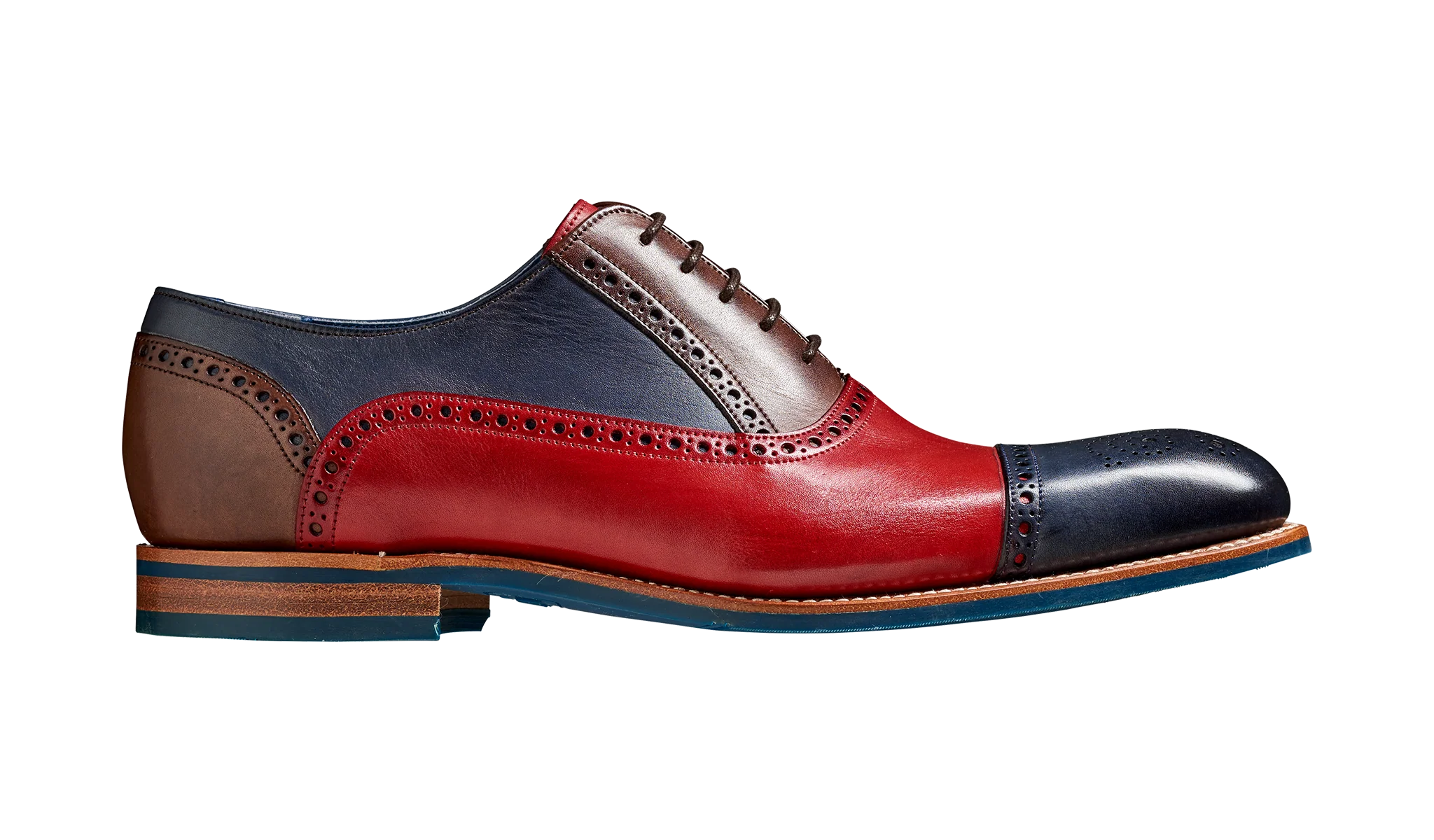 Jax - Red / Navy / Ebony Hand Painted - Image 2