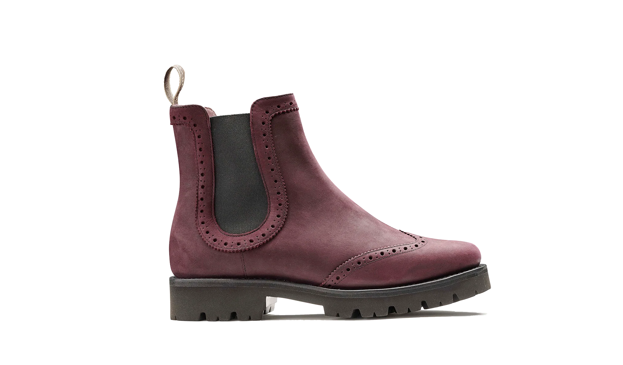 Jessie - Deep Burgundy Nubuck - Image 3