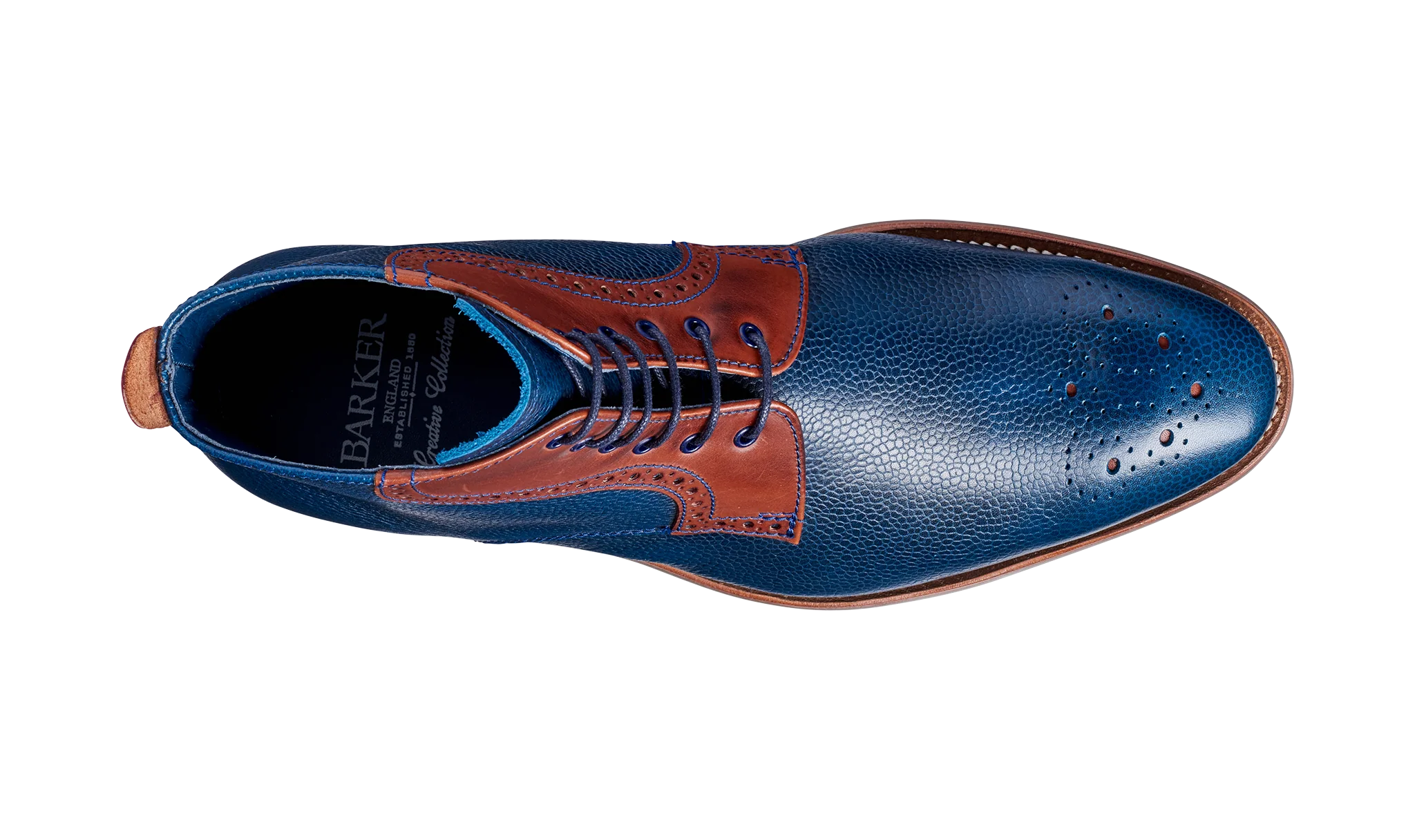 Jude - Navy Grain / Rosewood Calf - Image 3