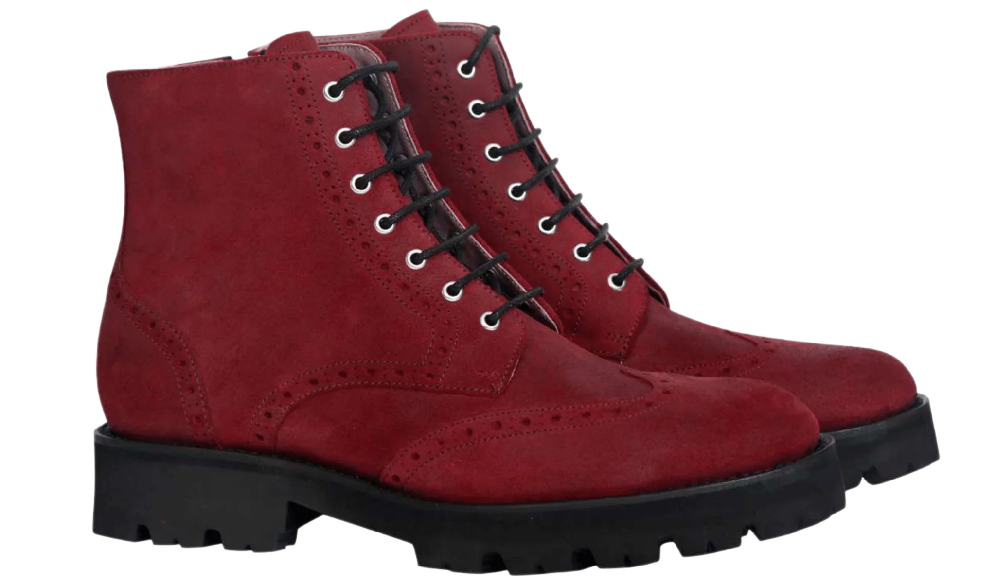Kelsey - Burgundy Waxy Suede - Image 3