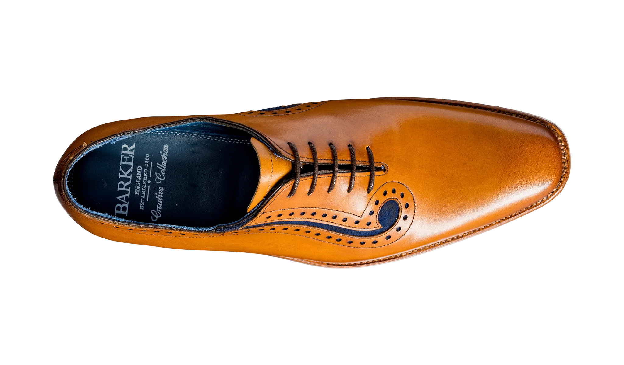 Lucas - Cedar Calf Navy Suede - Image 3