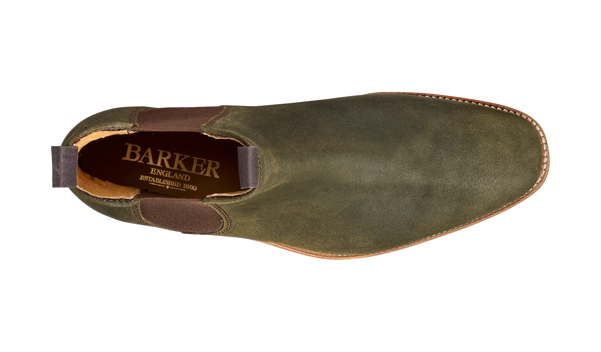 Mansfield - Green Waxy Suede - Image 3