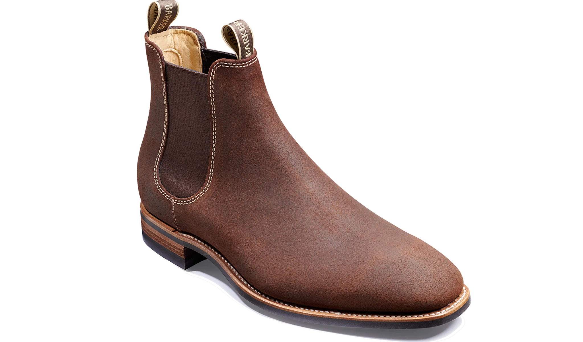 Mansfield - Mid Brown Waxy Suede