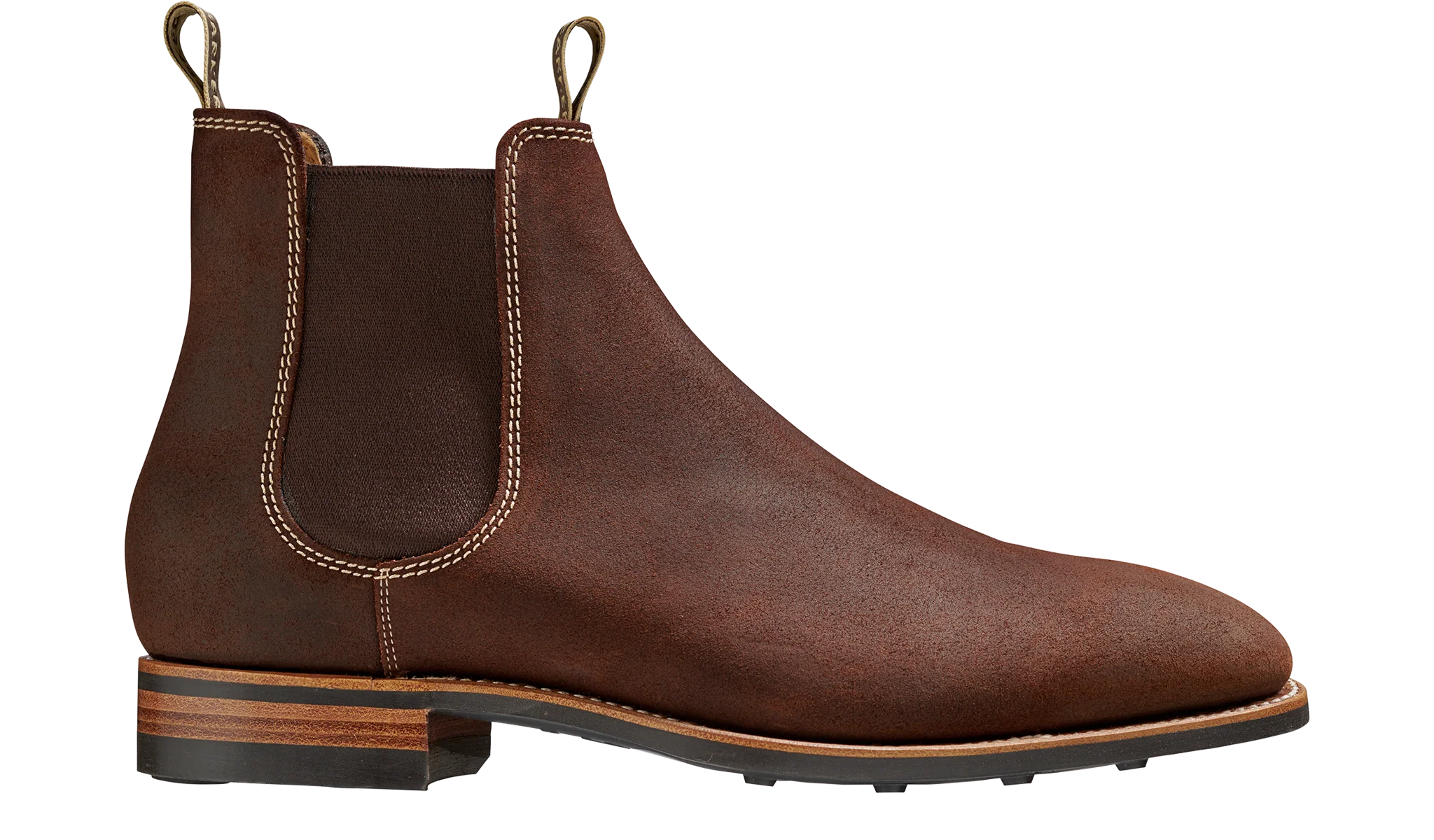 Mansfield - Mid Brown Waxy Suede - Image 2