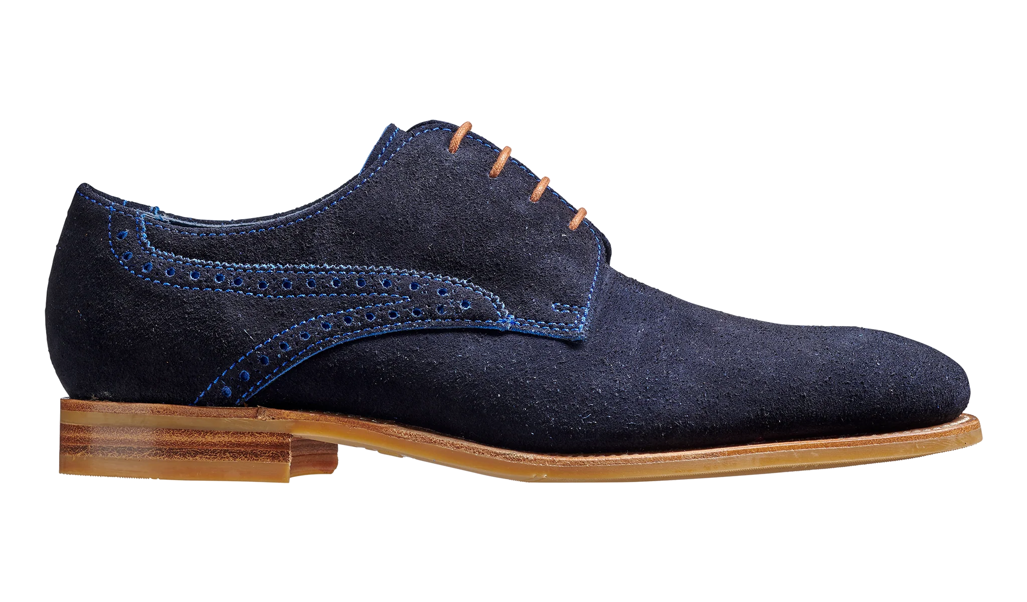 Mason - Navy Cut Through Suede - Image 2