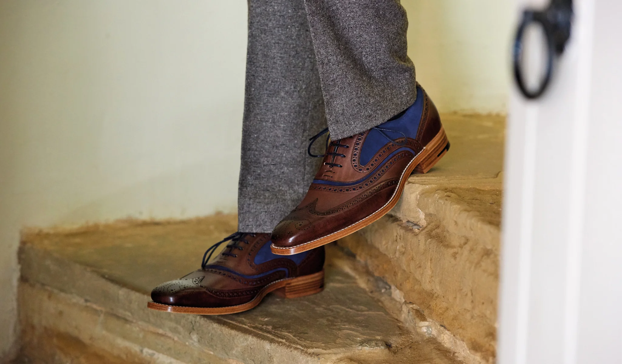 McClean - Cedar Calf / Blue Suede - Image 7
