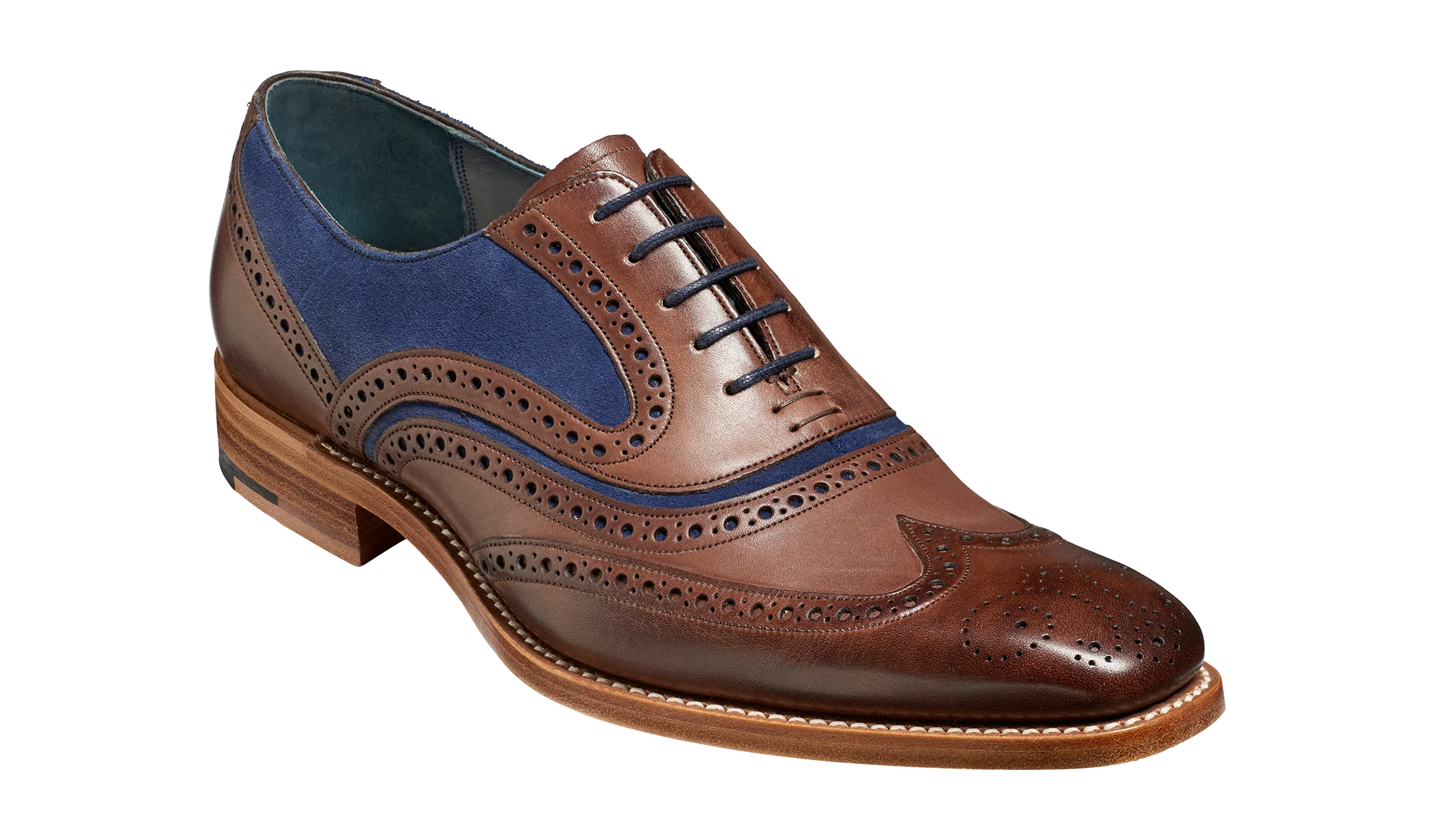 McClean - Ebony Hand Painted / Navy Suede