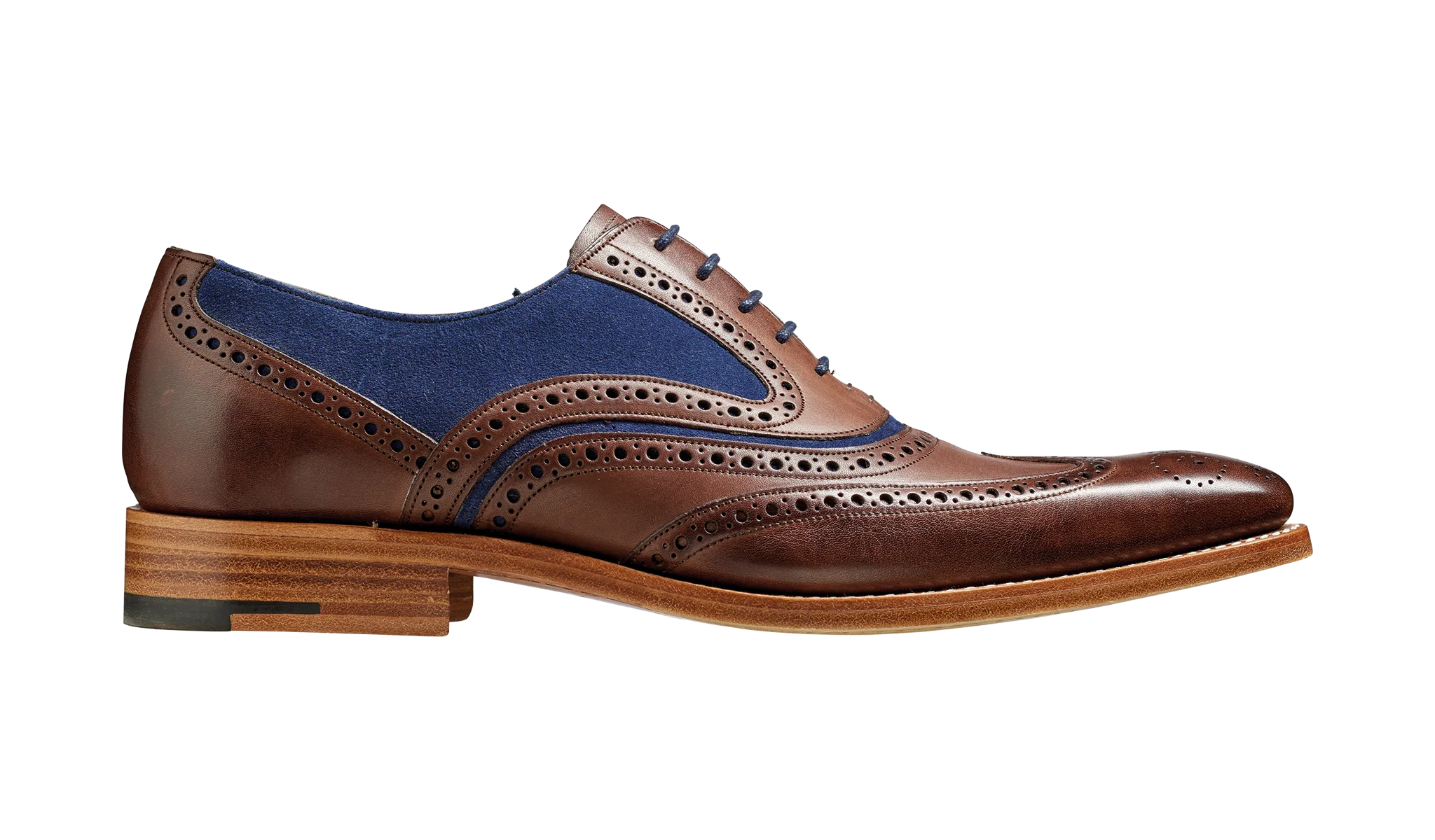 McClean - Ebony Hand Painted / Navy Suede - Image 2