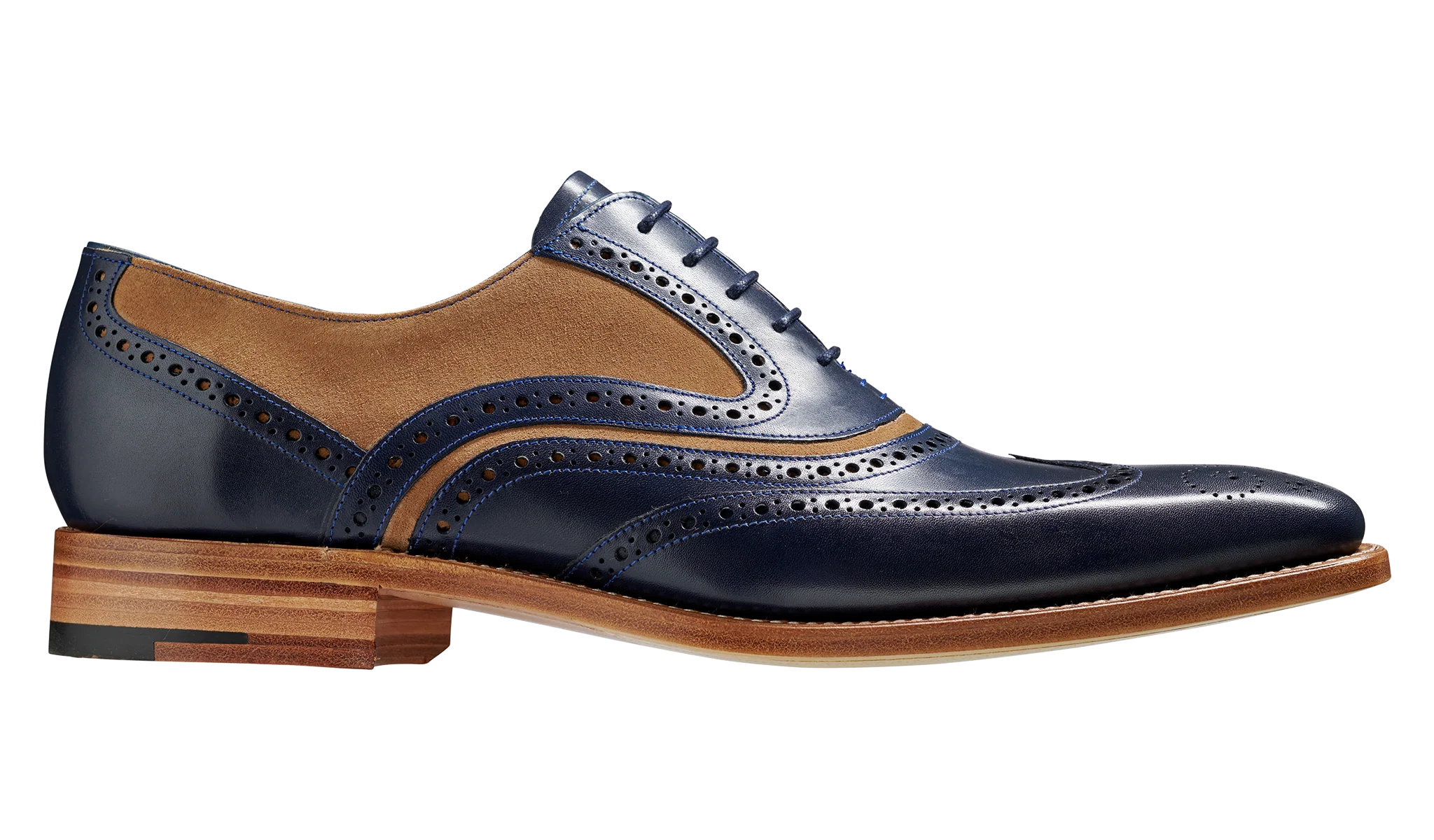 McClean - Navy Calf / Snuff Suede - Image 2