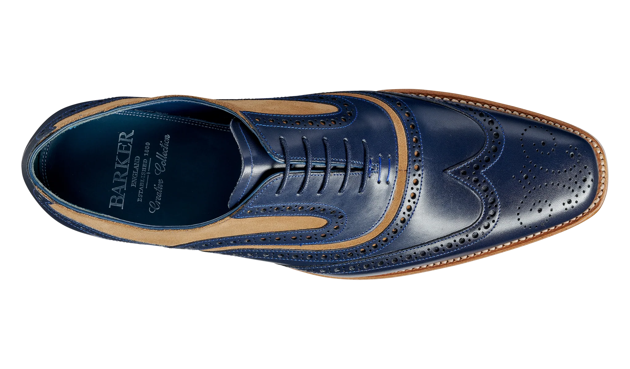 McClean - Navy Calf / Snuff Suede - Image 3