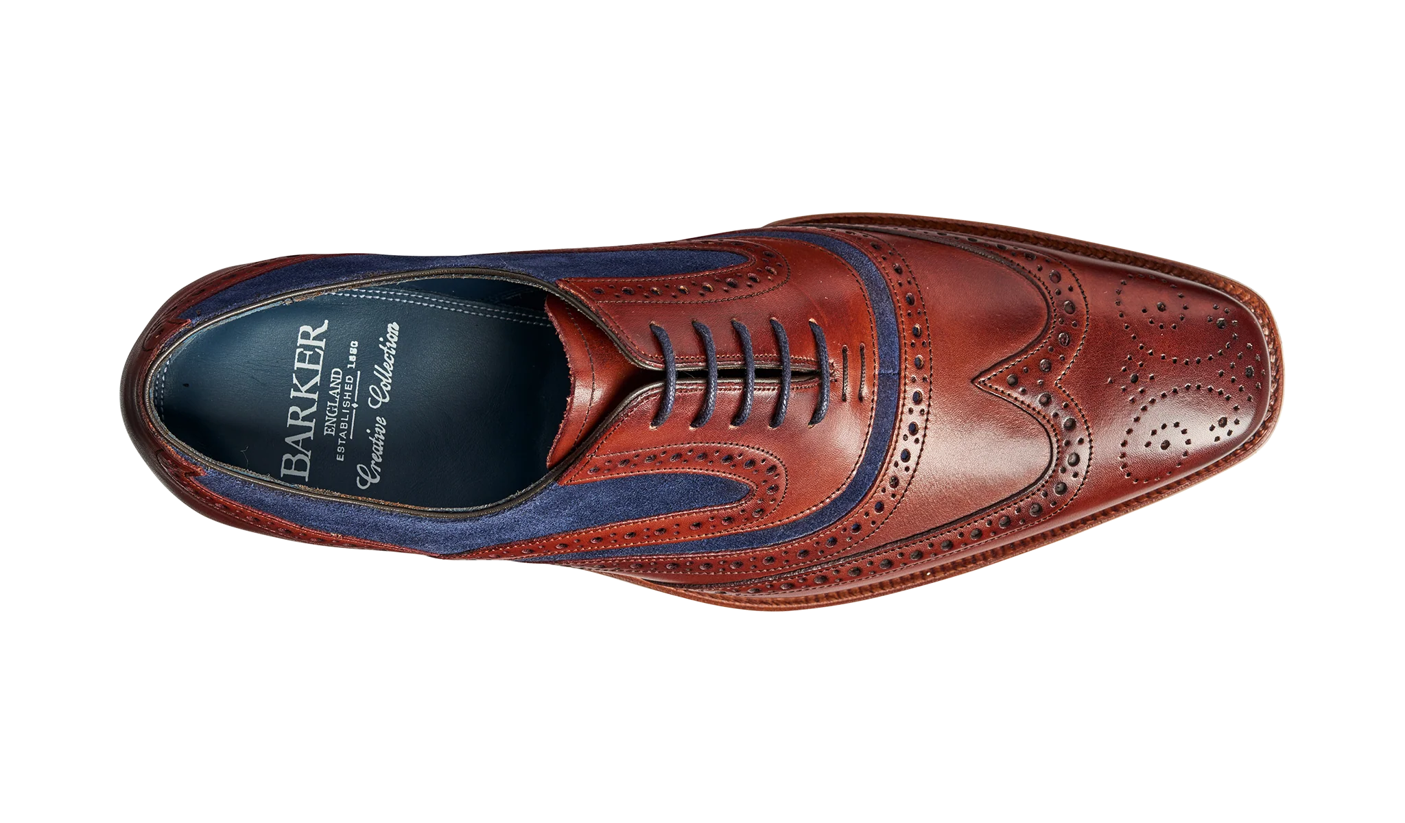 McClean - Rosewood Calf / Navy Suede - Image 3