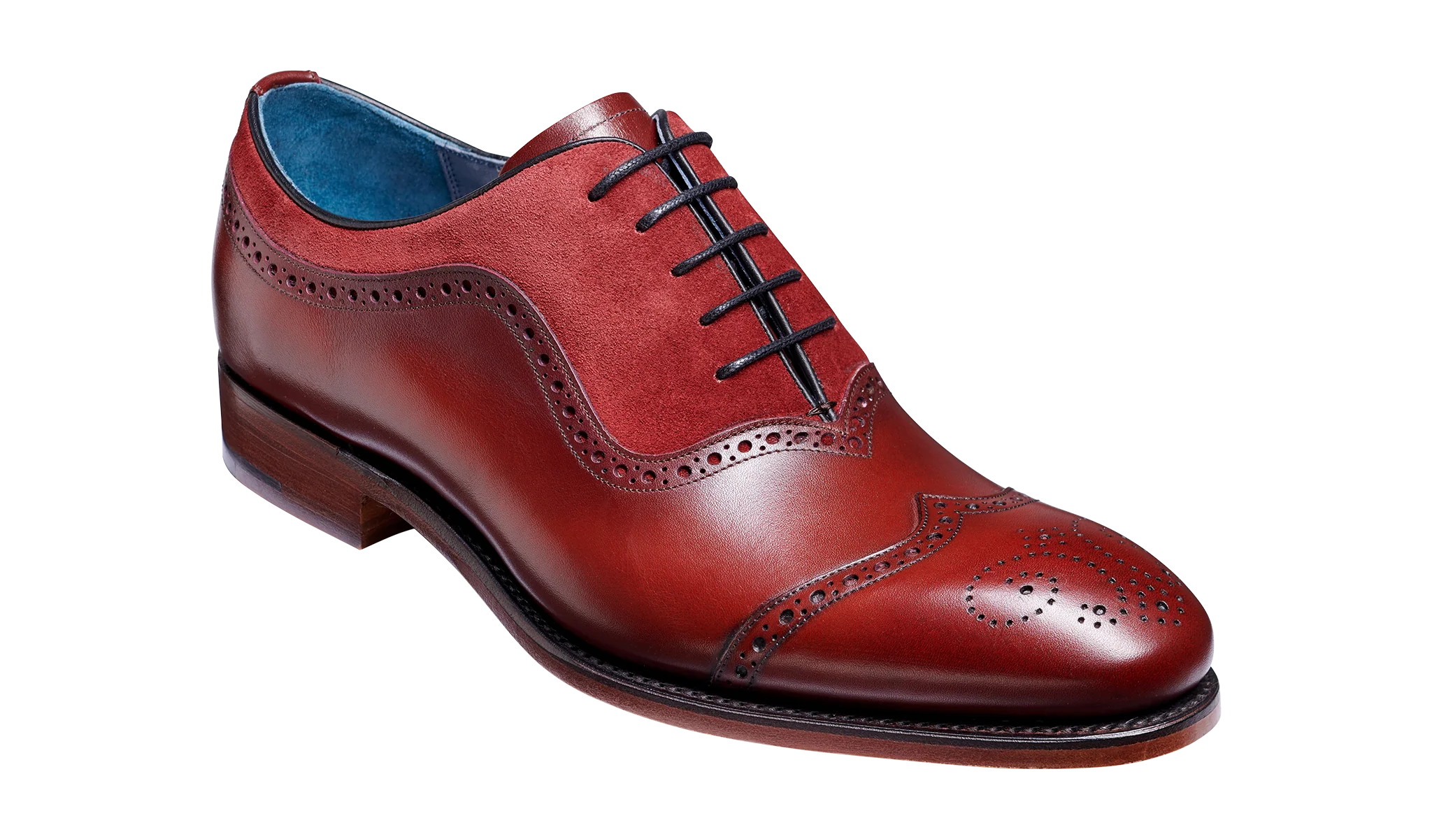 Nicholas - Cherry Calf / Burgundy Suede