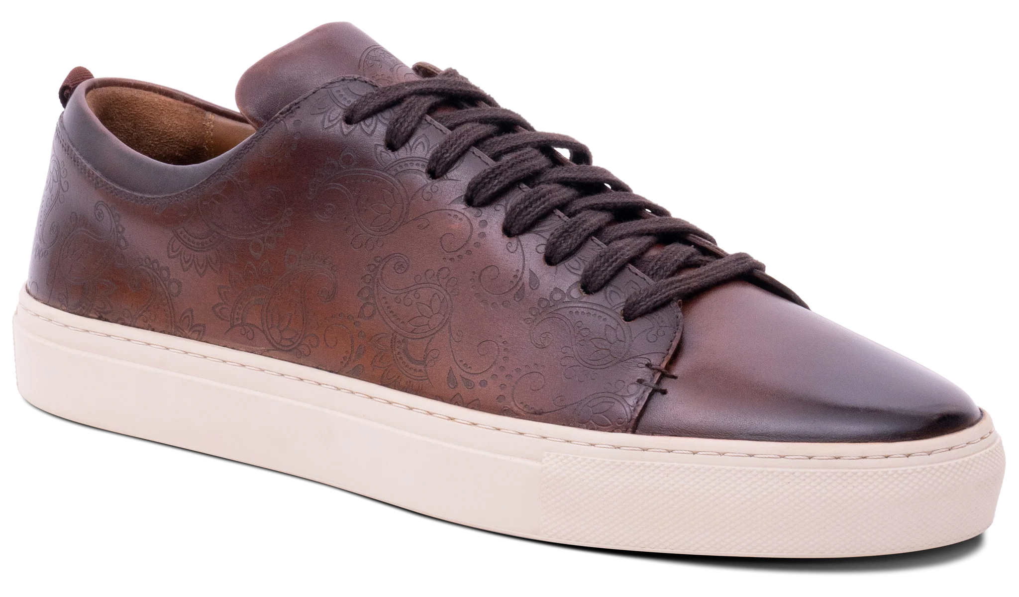 Paisely - Chestnut Hand Painted