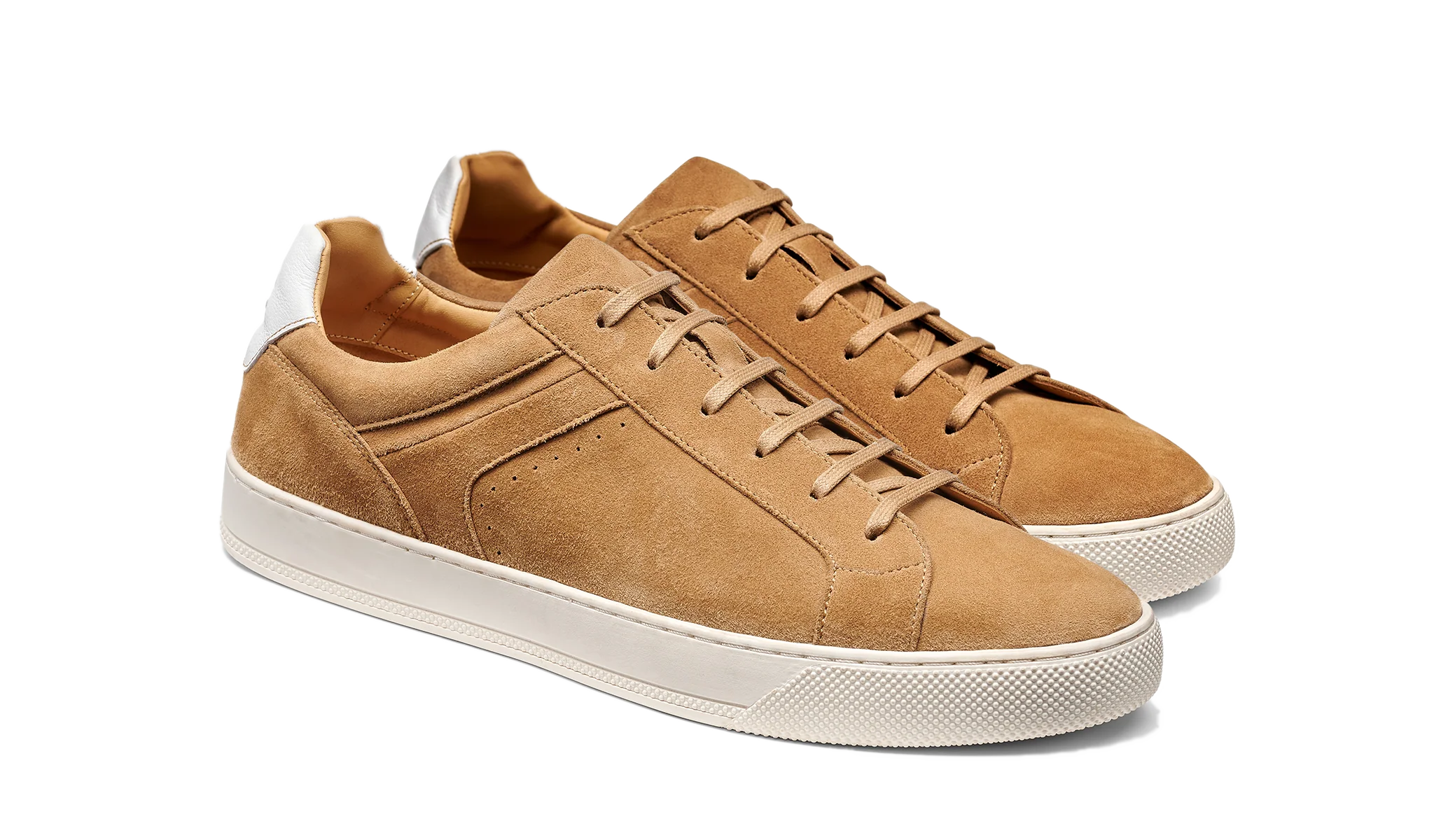 Skylar - Camel Suede White - Image 3