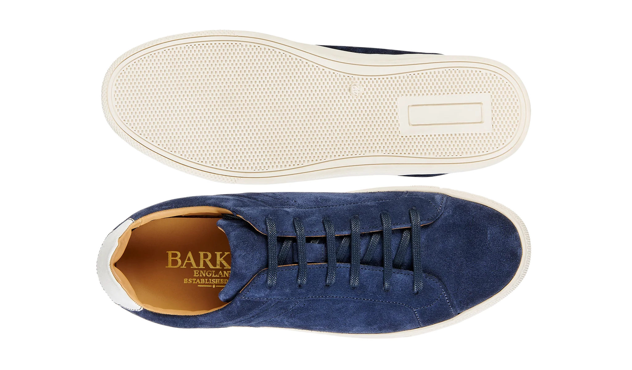 Skylar - Navy Suede White - Image 4