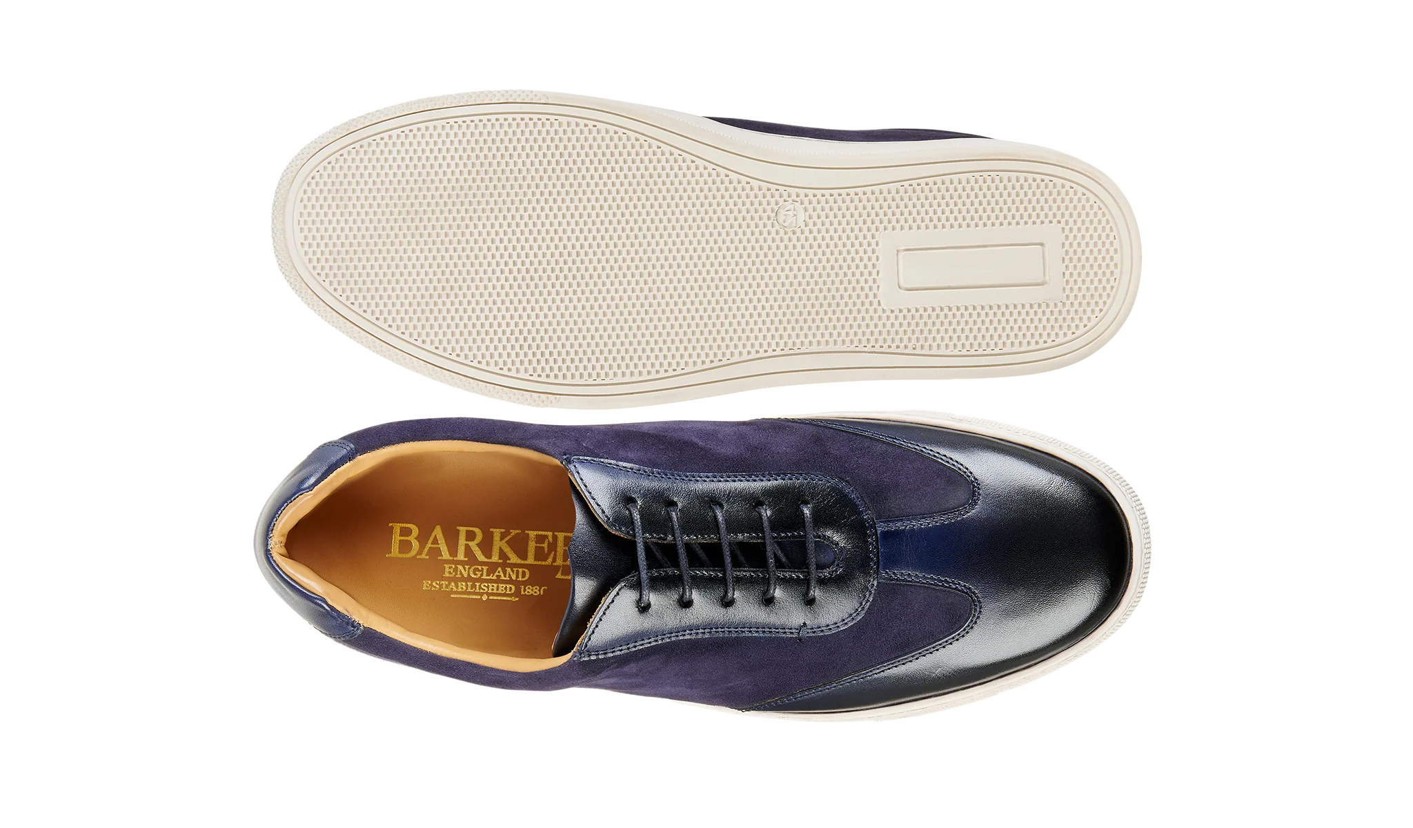 Stig - Navy Suede Calf - Image 3
