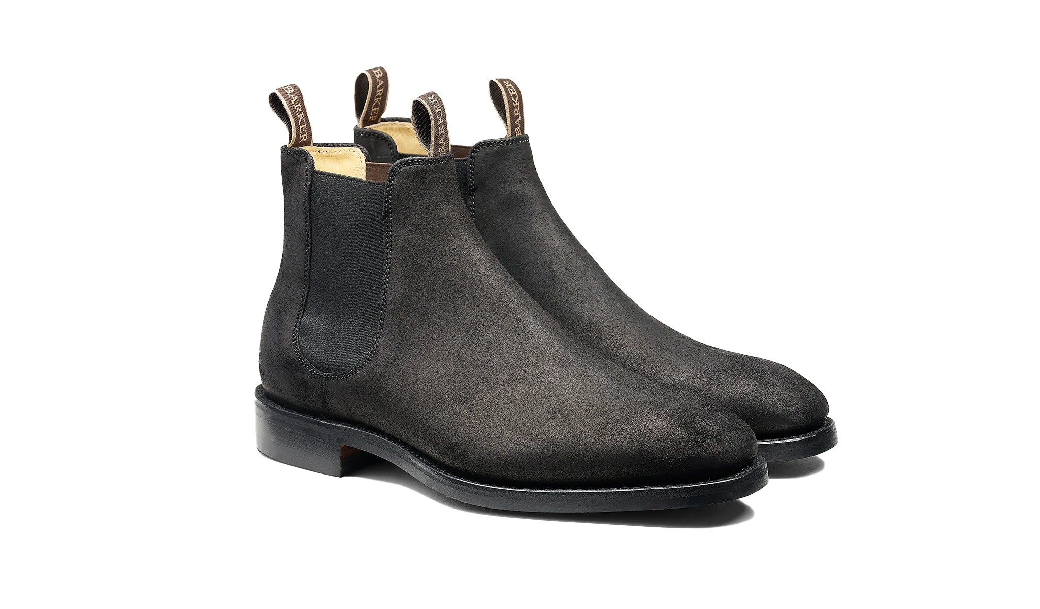 Sutton - Black Waxy Suede - Image 2