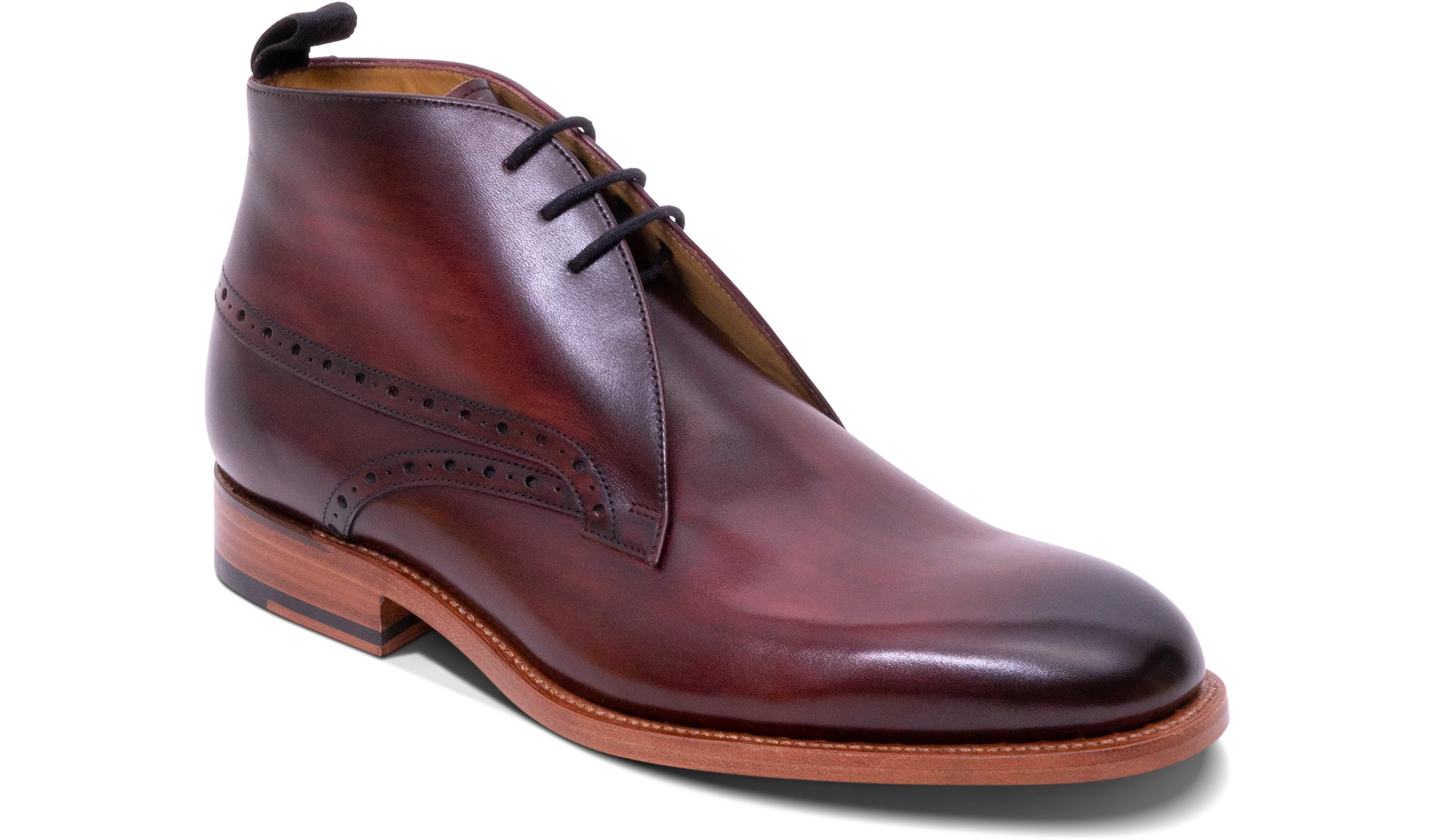 Tyne 2 - Hand Brushed Burgundy