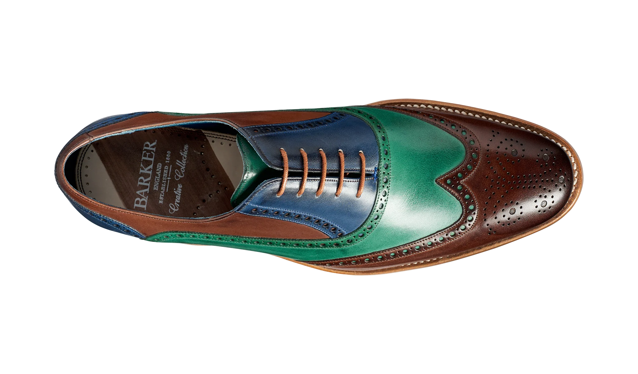 Valiant Multi - Ebony / Green / Blue Hand Painted - Image 3