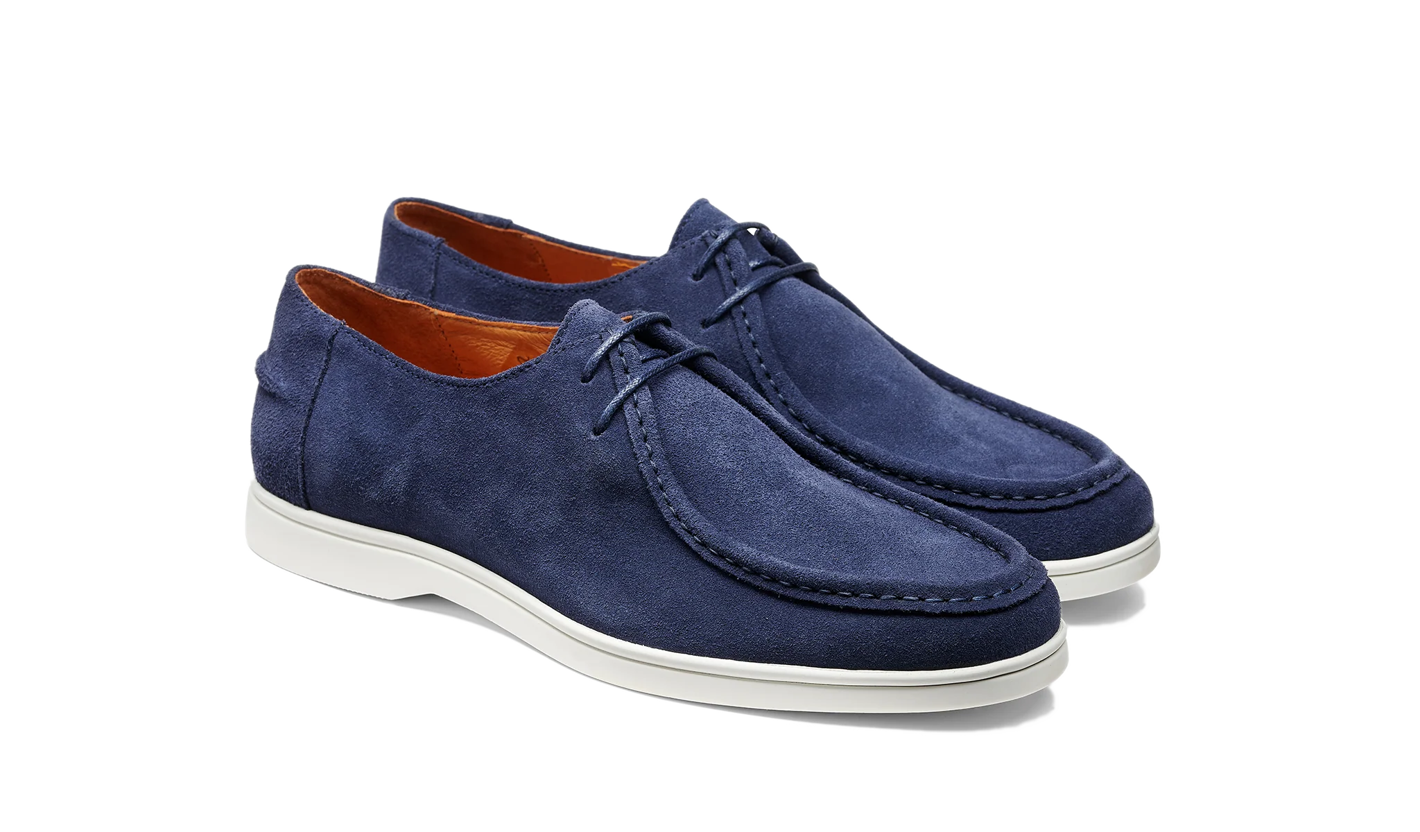 Vigo - Navy Suede White Sole - Image 3
