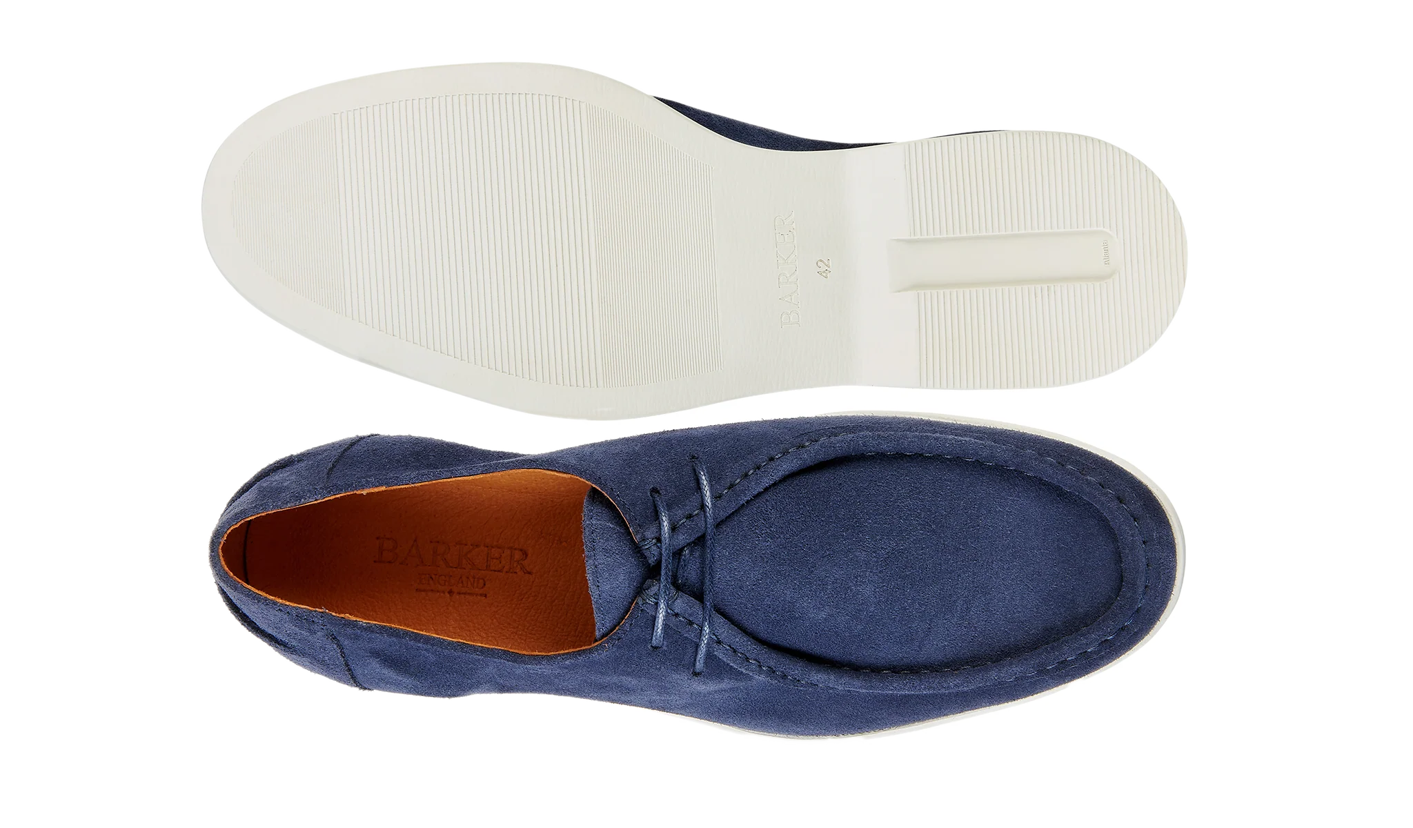 Vigo - Navy Suede White Sole - Image 4