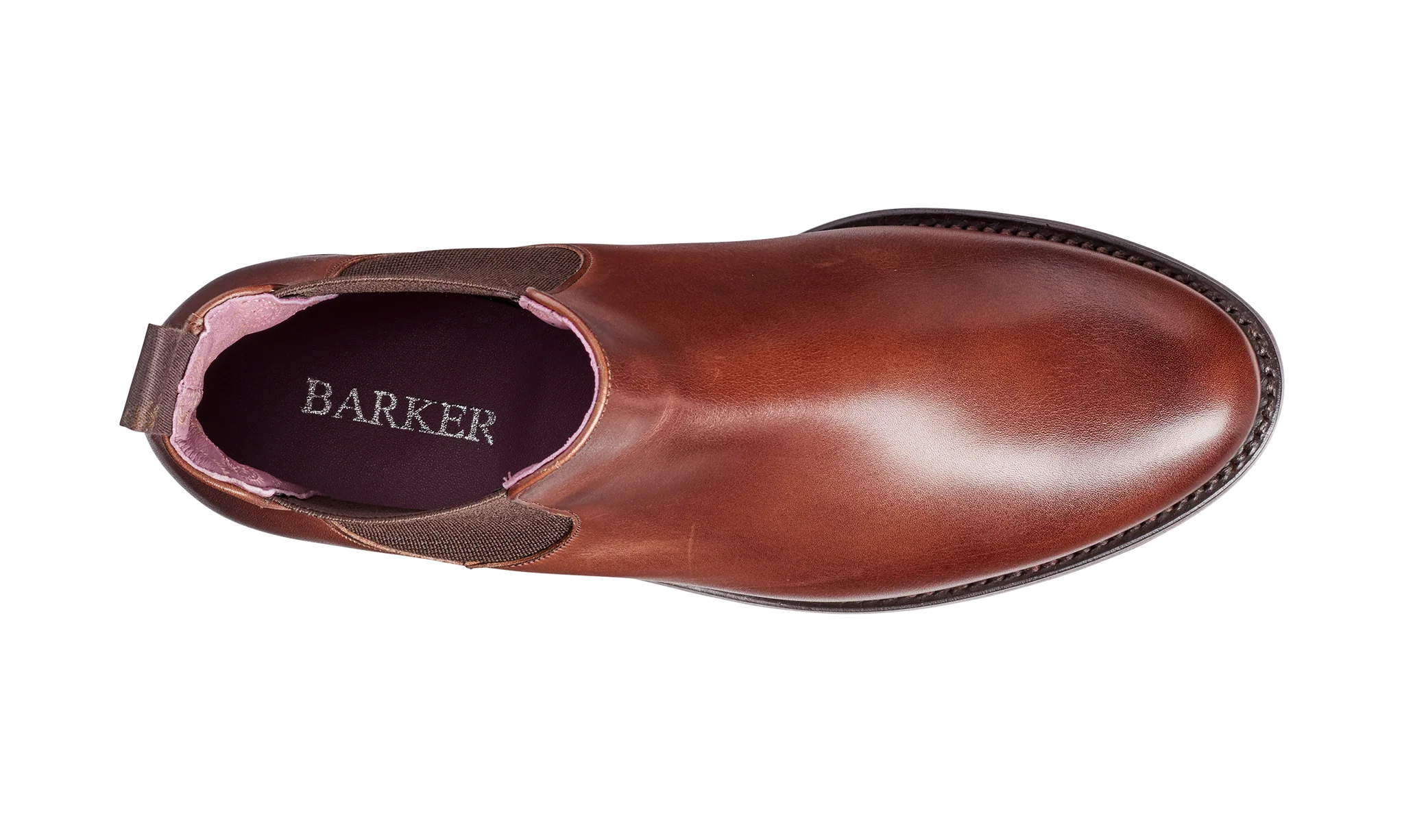 Violet - Walnut Calf / Brown Elastic - Image 3