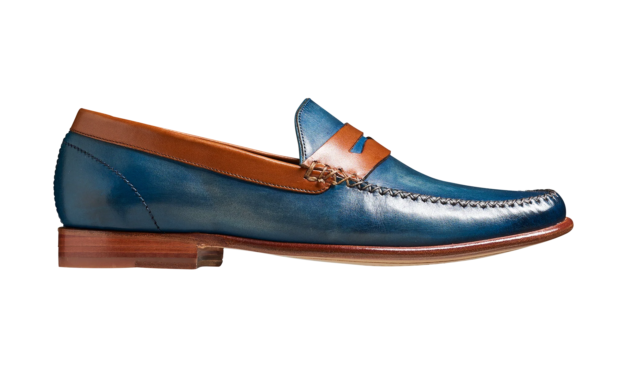 William - Blue Wash / Rosewood Collar / Brown Saddle - Image 2