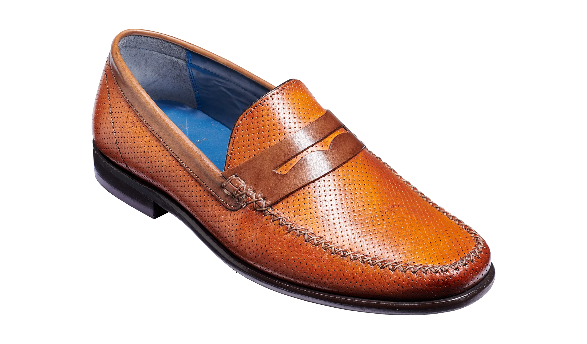William - Rosewood Perf Hand Painted / Brown Saddle
