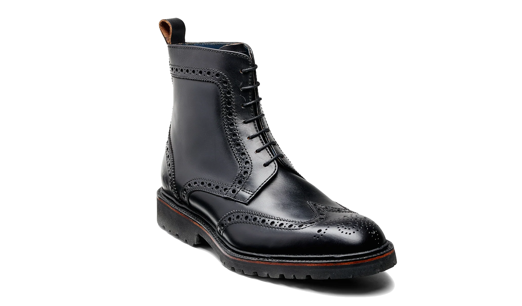 Woodbury - Black Waxy Calf