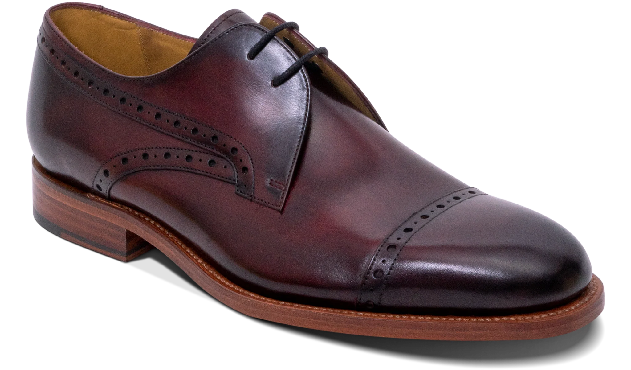 Wye 2 - Hand Brushed Burgundy